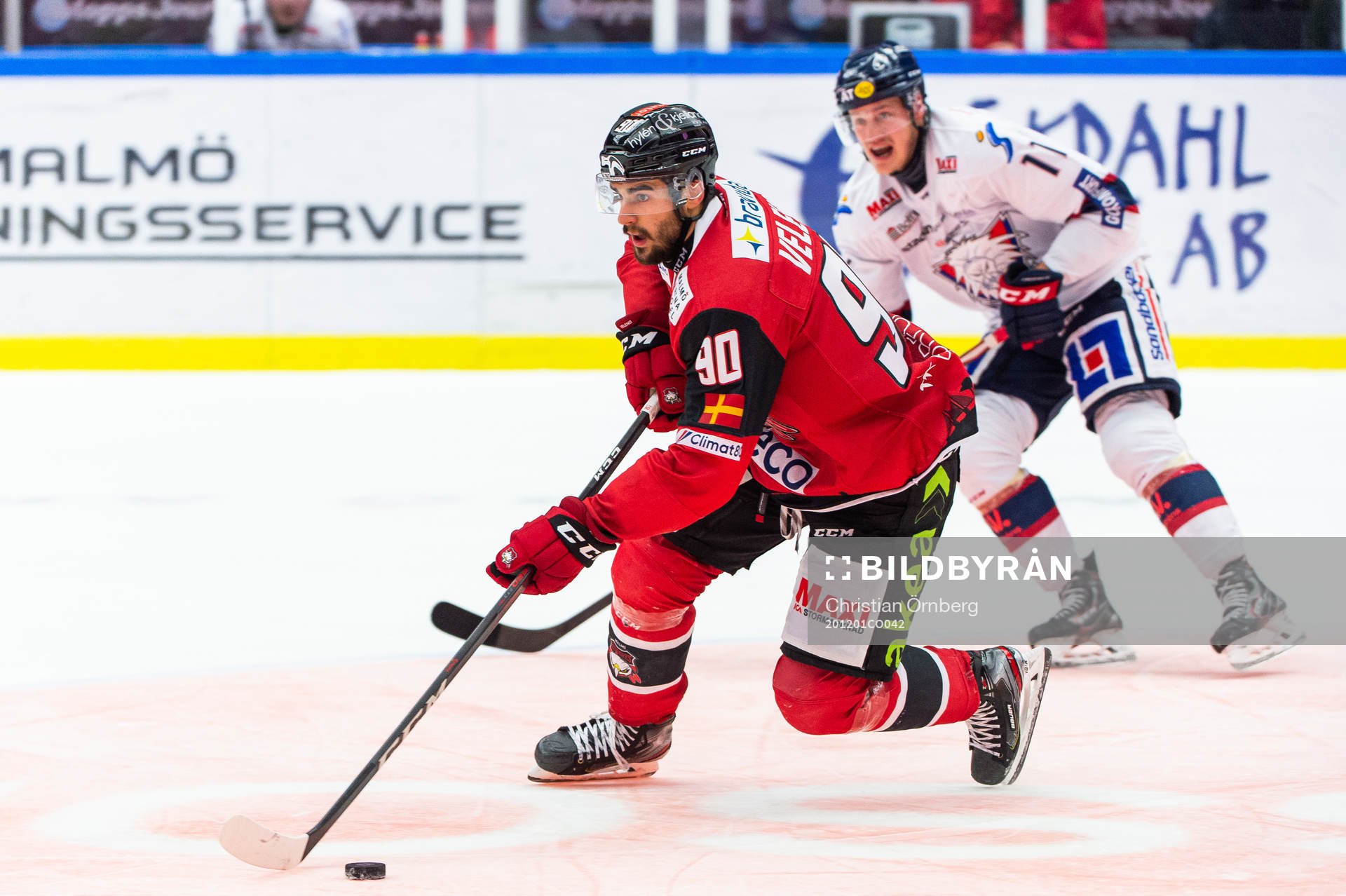 Malmö Redhawks Joseph Veleno och Linköpings Henrik