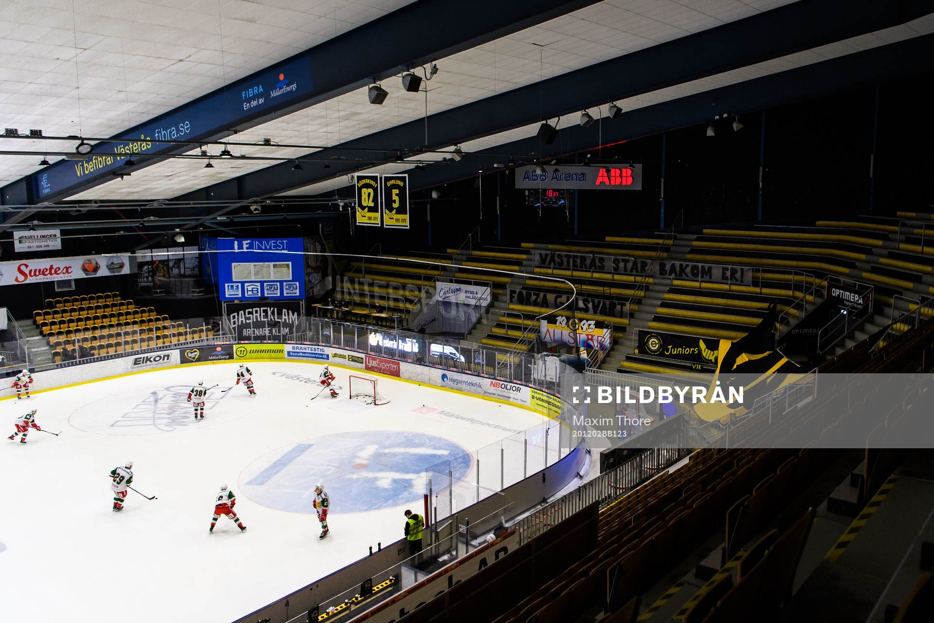 Interiör av ABB Arena