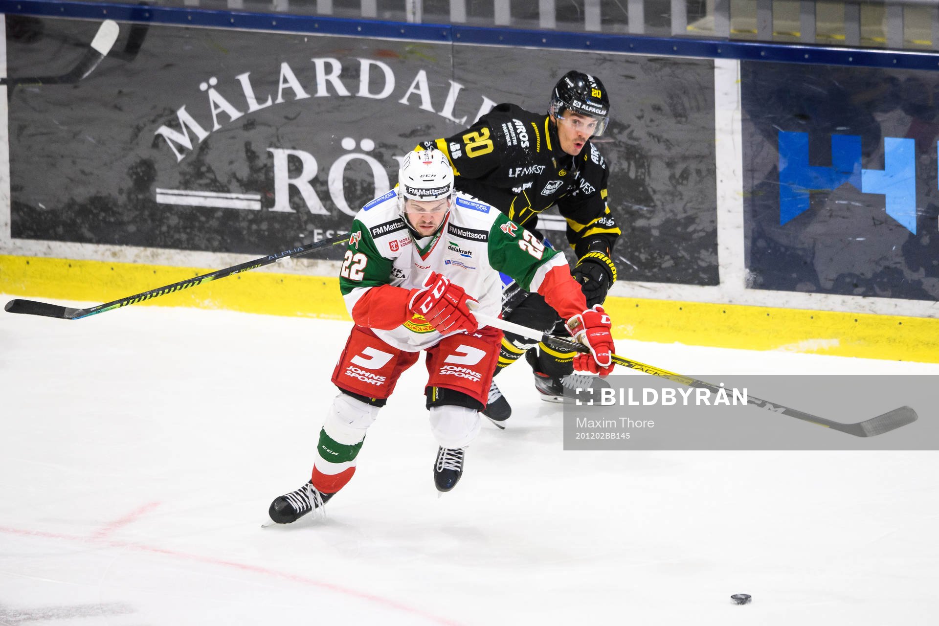 Moras Måns Carlsson och Västerås Henrik Hetta