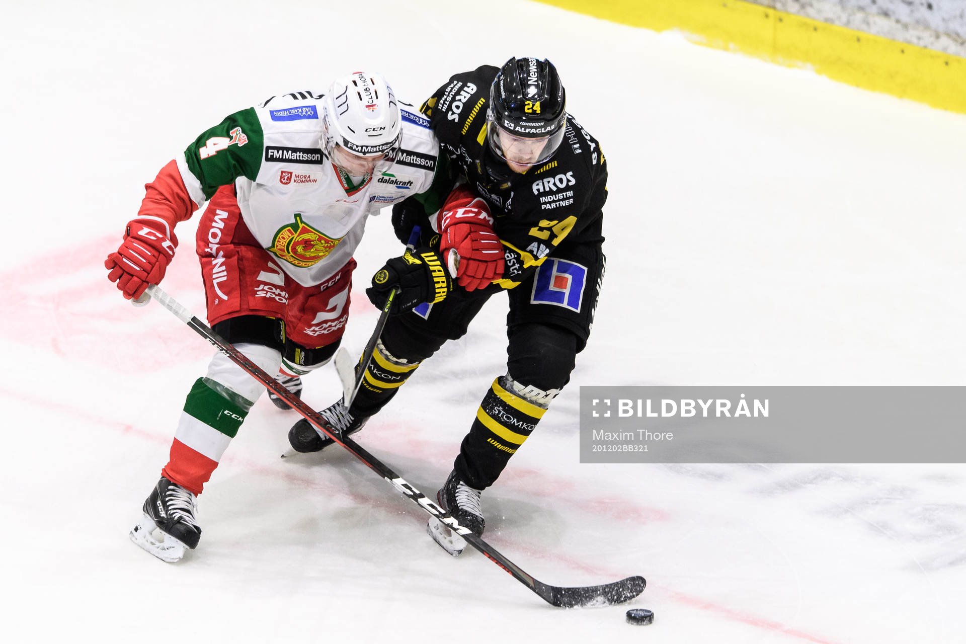 Moras Viktor Amnér och Västerås Joakim Hillding