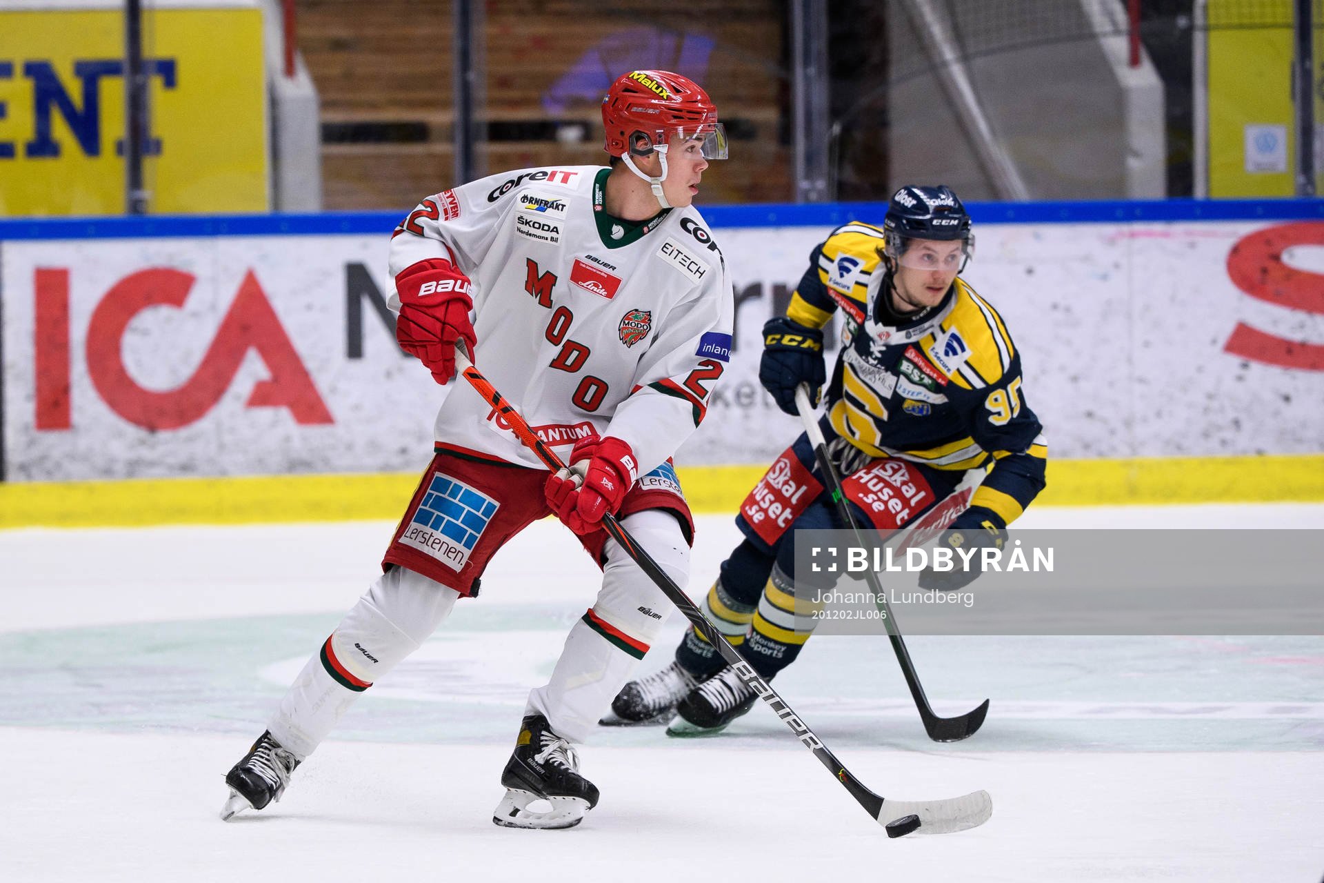 Modos William Wallinder och Södertäljes Nick Olesen