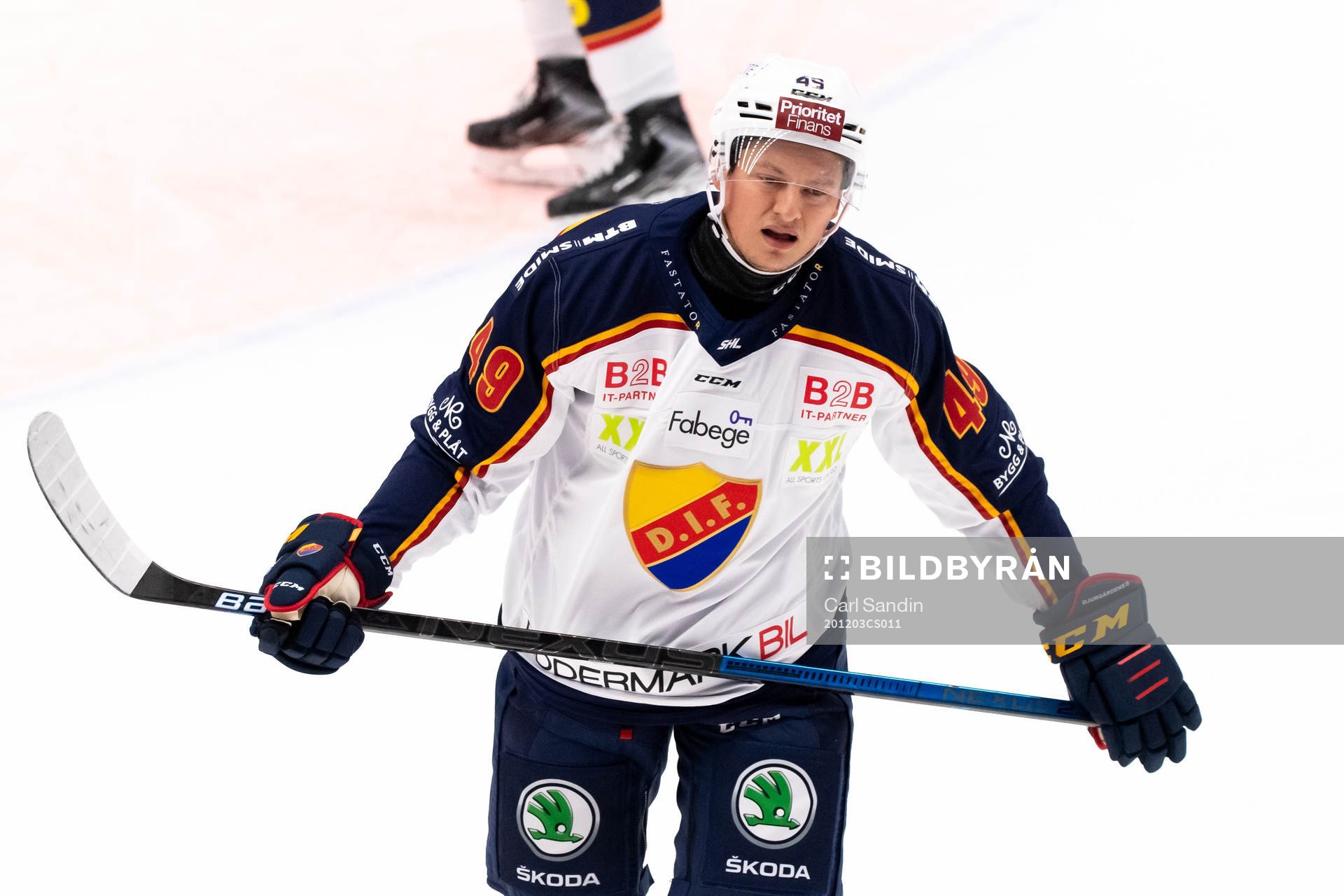 Djurgårdens Rhett Rakhshani deppar