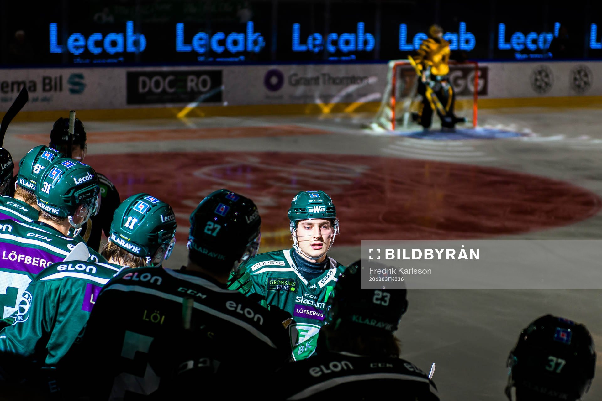 Färjestads Jacob Peterson jublar