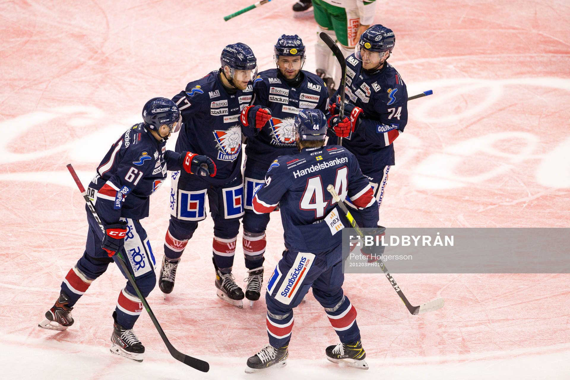 Linköpings Markus Ljungh , Niko Ojamäki , Broc Little