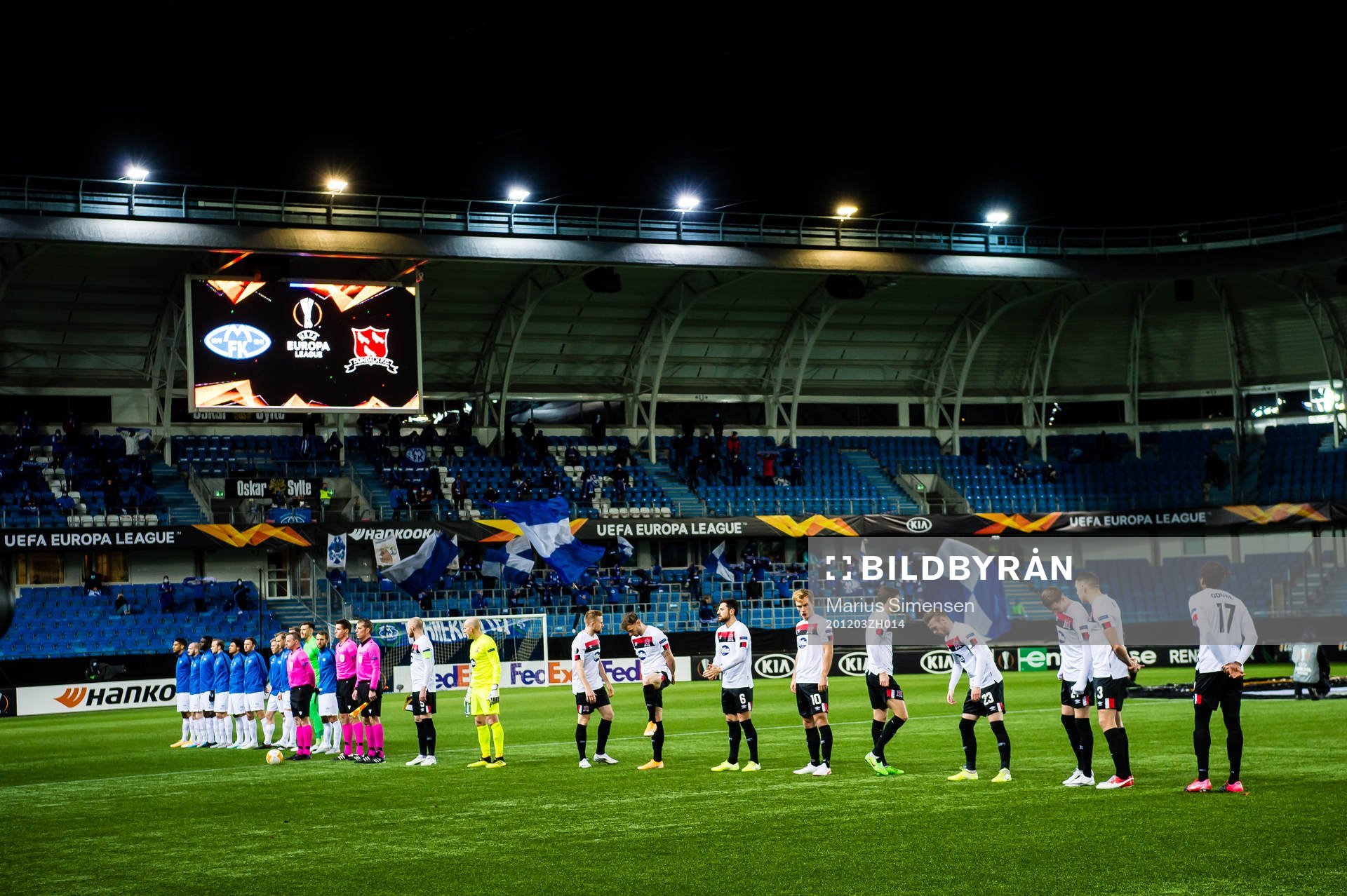 Players of Molde and Dundalk