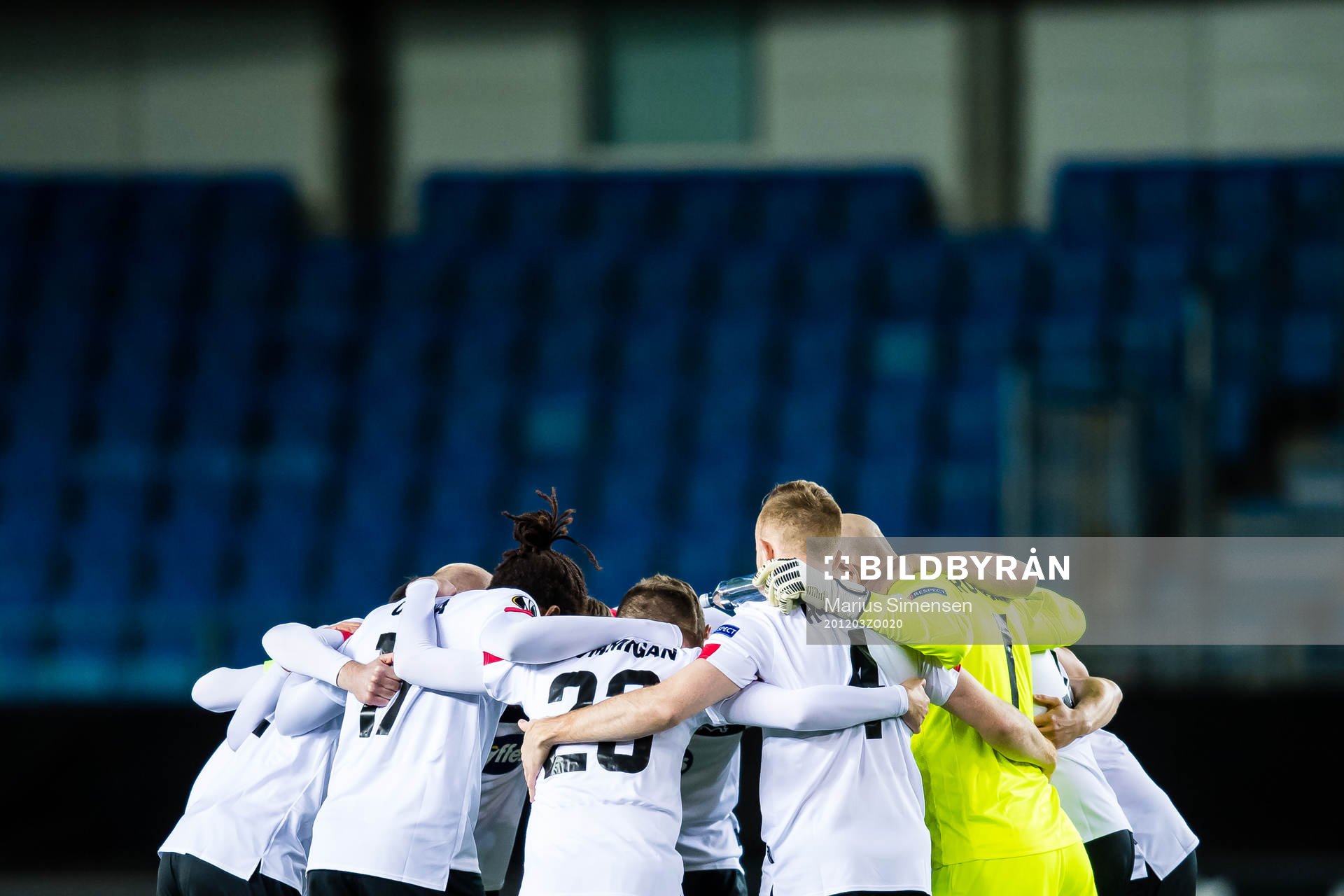 Nathan Oduwa, Cameron Dummigan, Sean Hoare and Gary Rogers