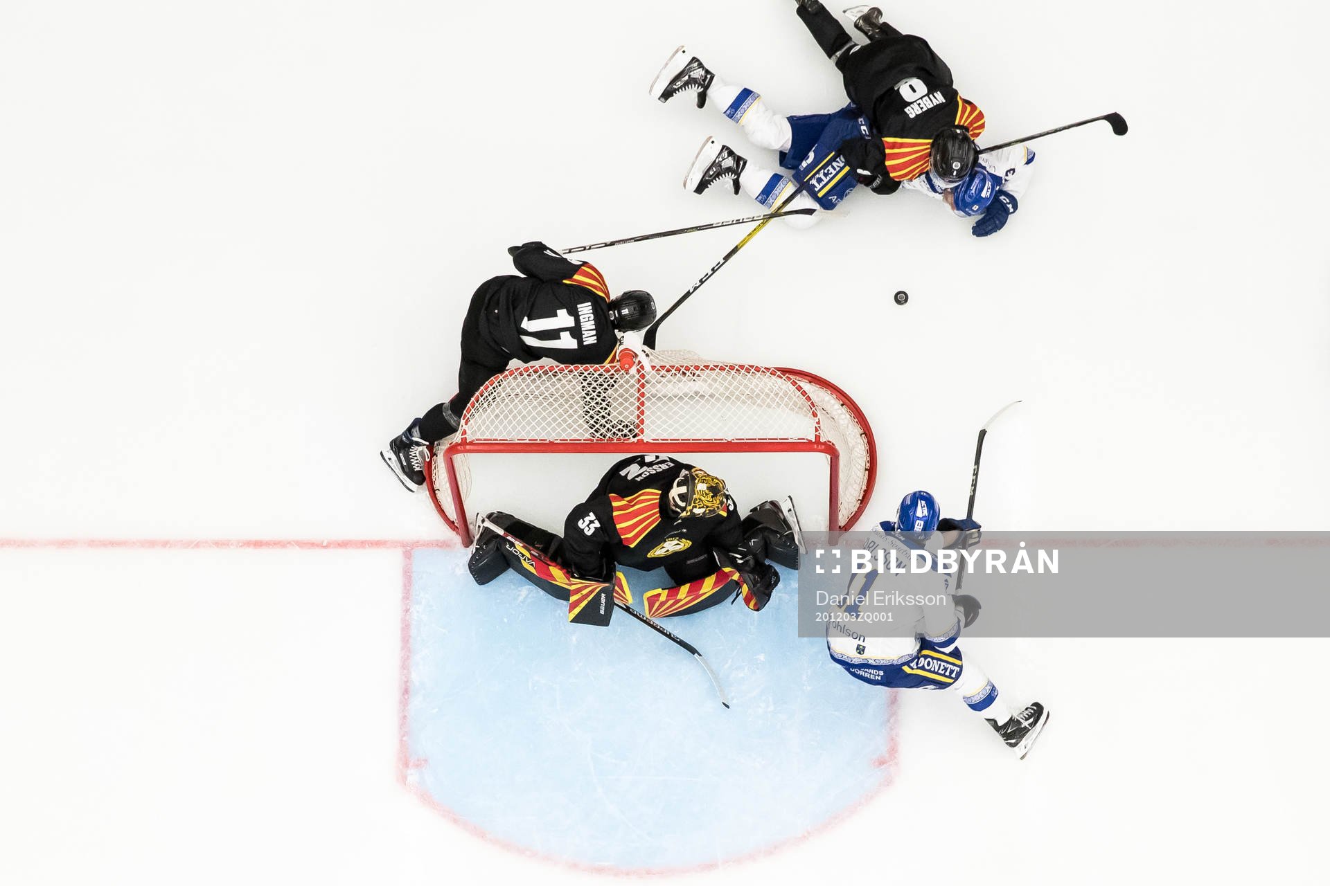 Brynäs Victor Söderström och Leksands Jon Knuts och