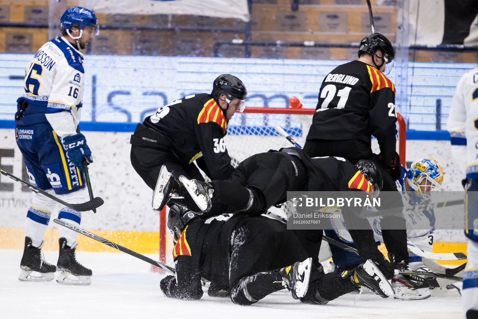 Brynäs Johan Alcén och John Nyberg och Patrik Berglund