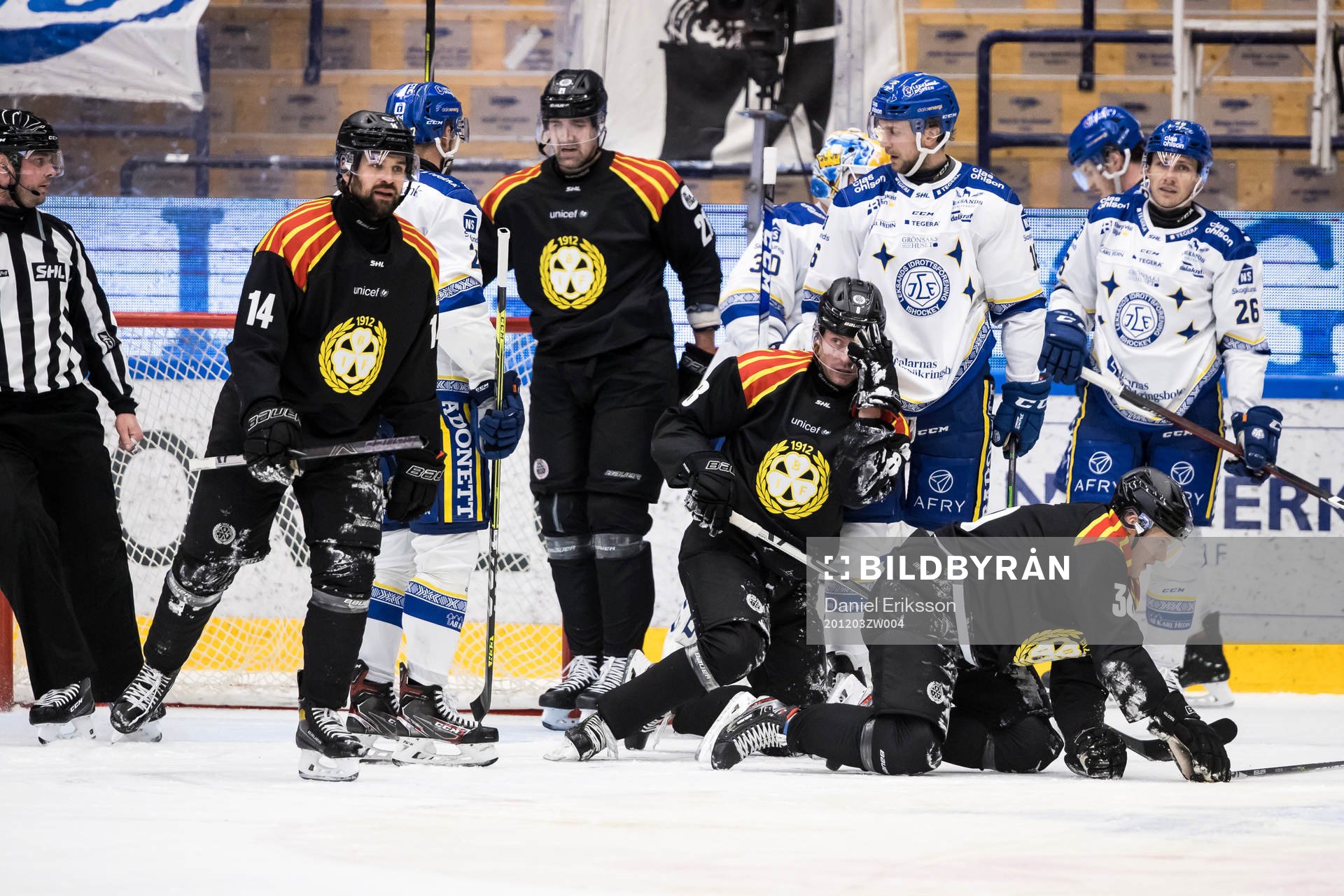 Brynäs Johan Alcén och John Nyberg och Patrik Berglund
