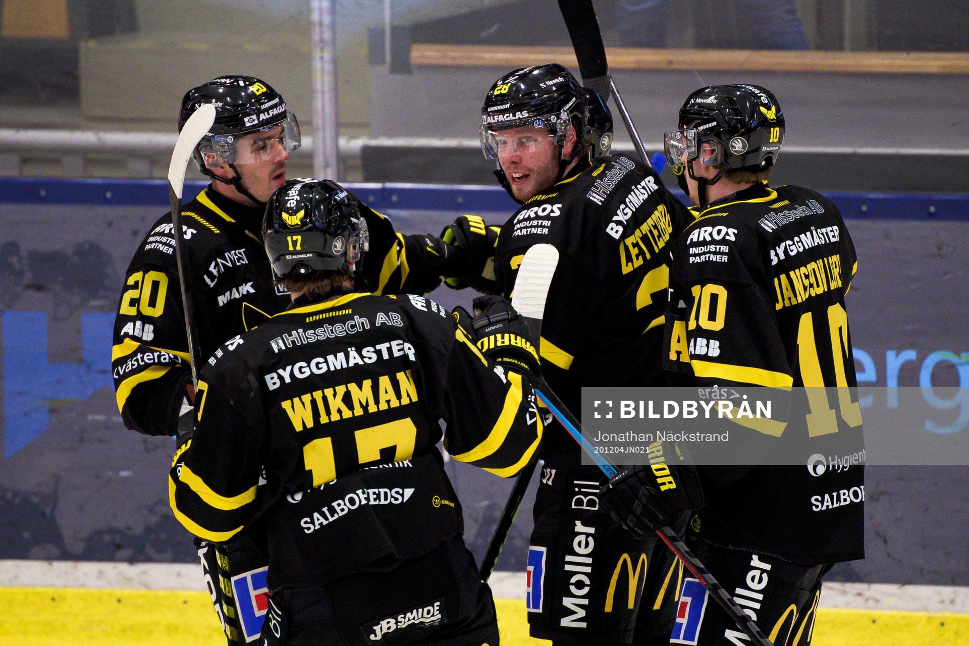 Västerås Lukas Zetterberg jublar