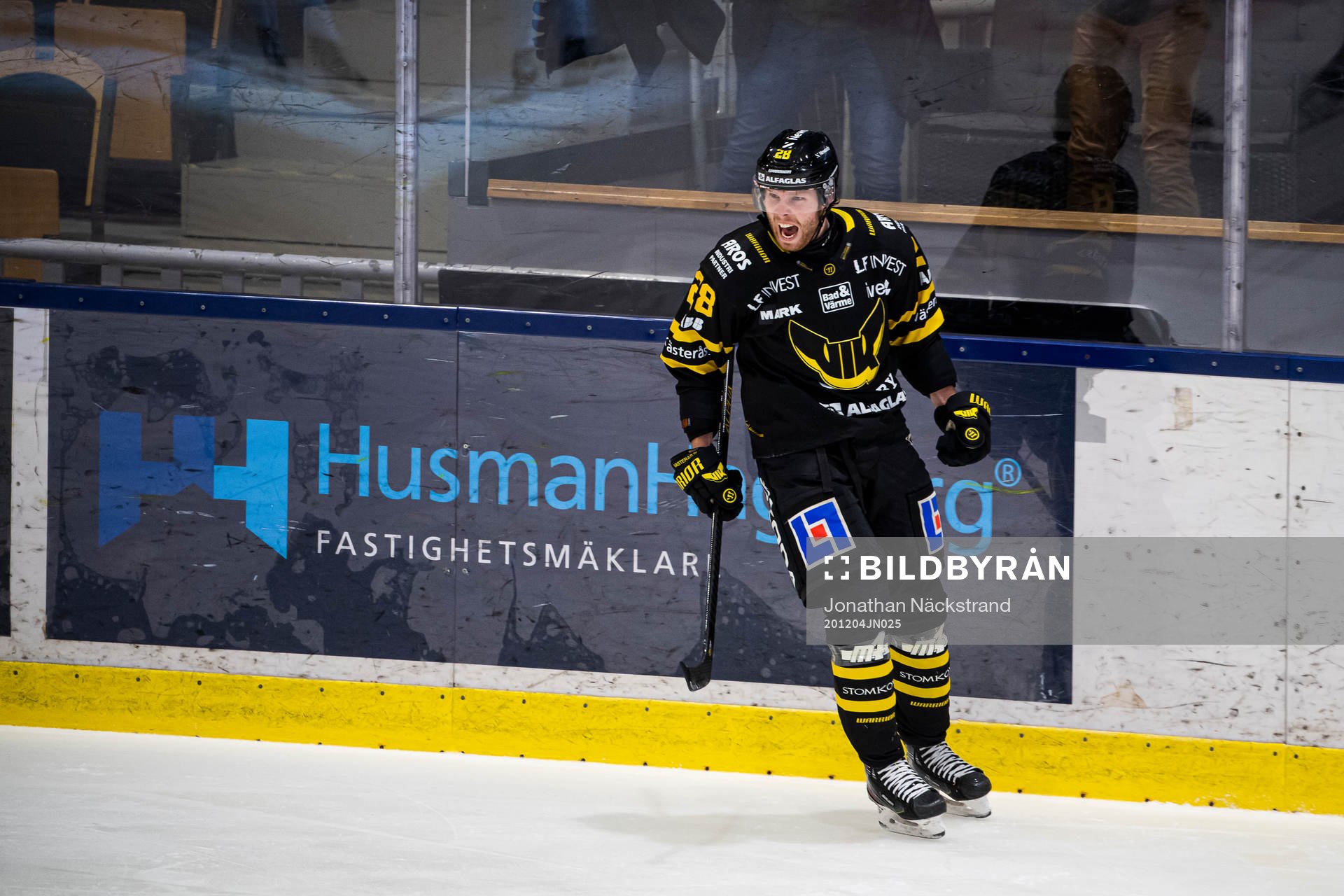 Västerås Lukas Zetterberg jublar