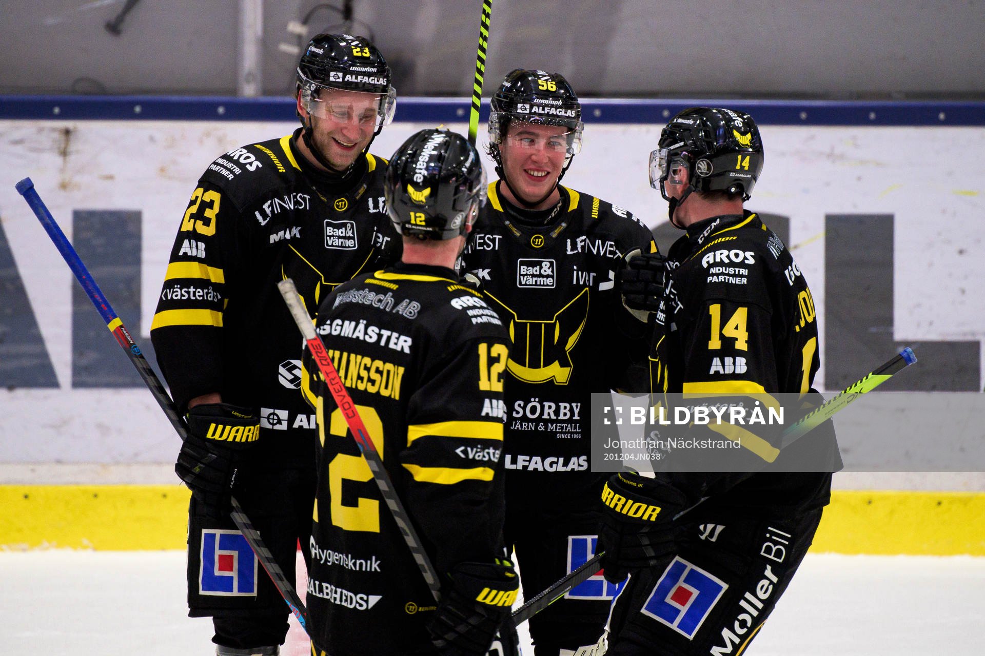 Västerås Alexander Lunsjö jublar