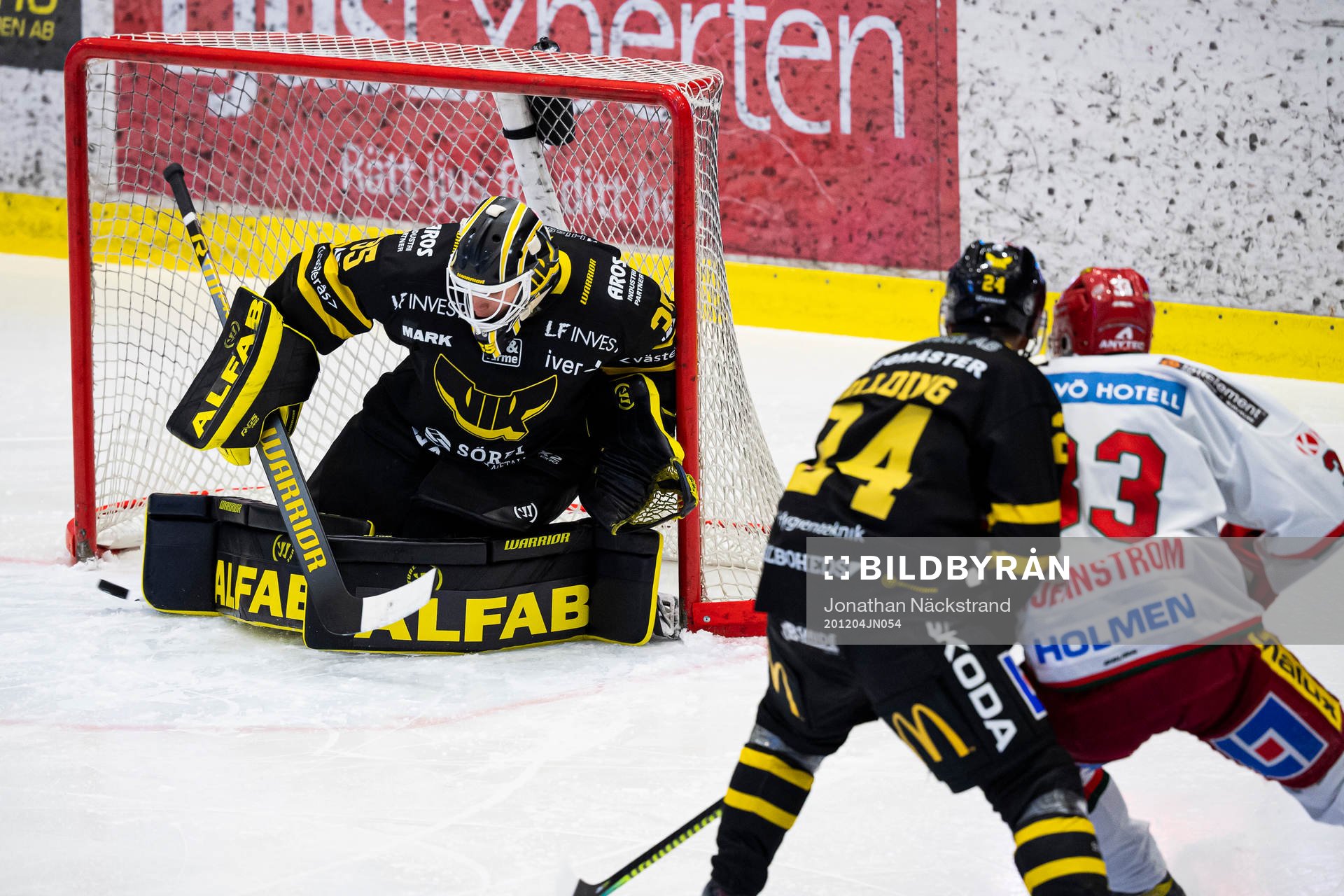 Västerås målvakt Emil Kruse