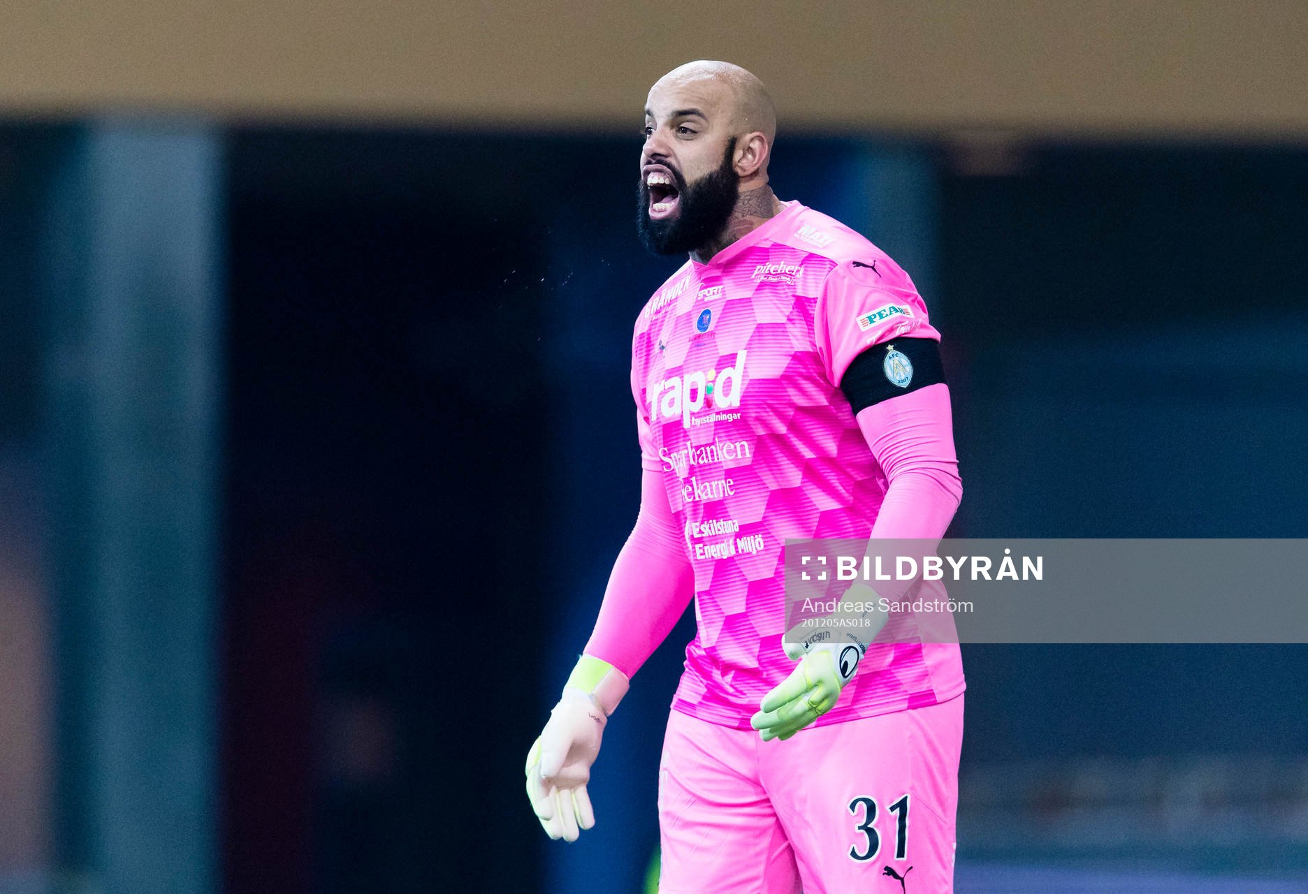 AFC Eskilstunas målvakt Joshua Wicks