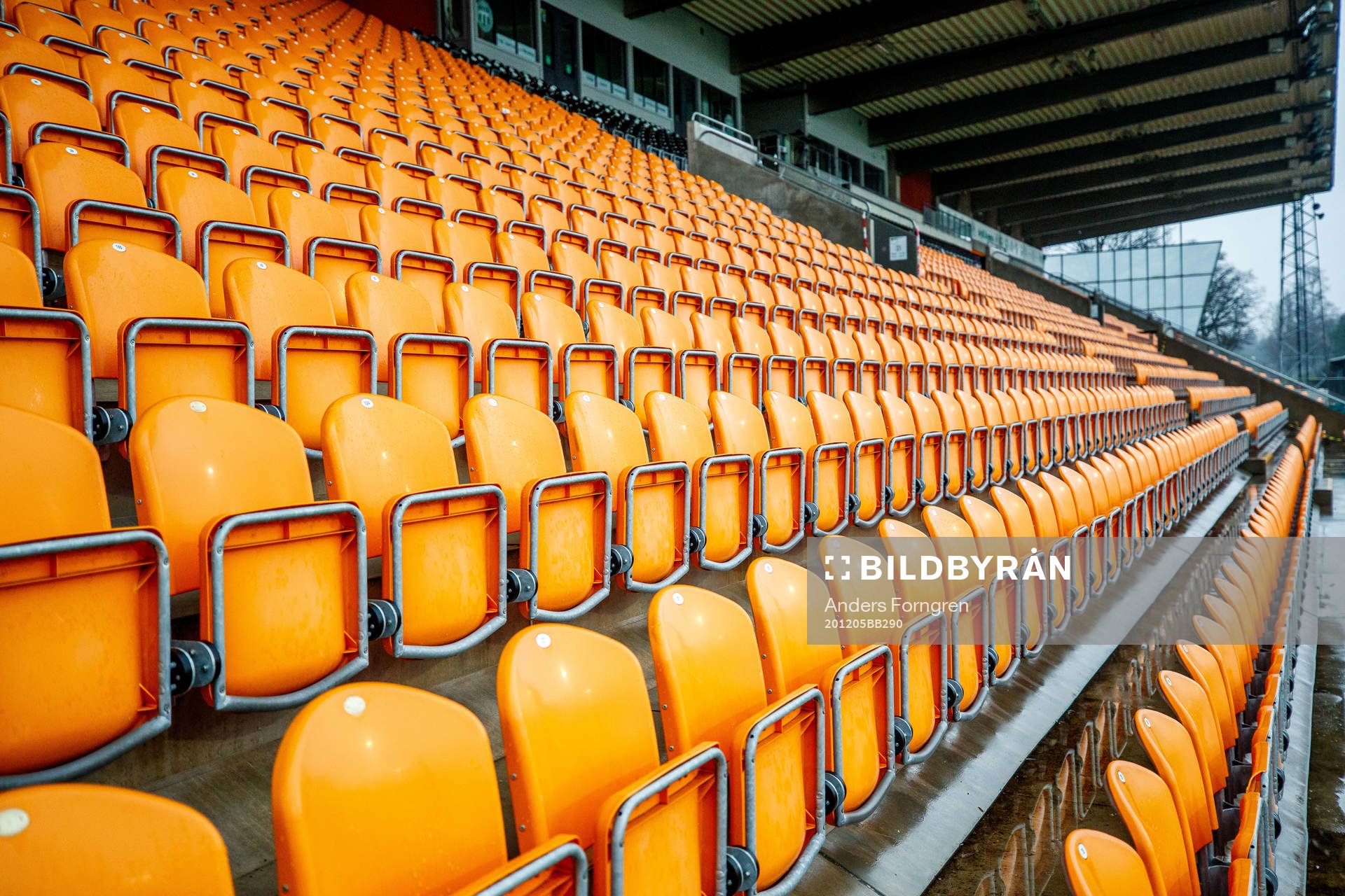 Iver Arena innan fotbollsmatchen i Superettan mellan