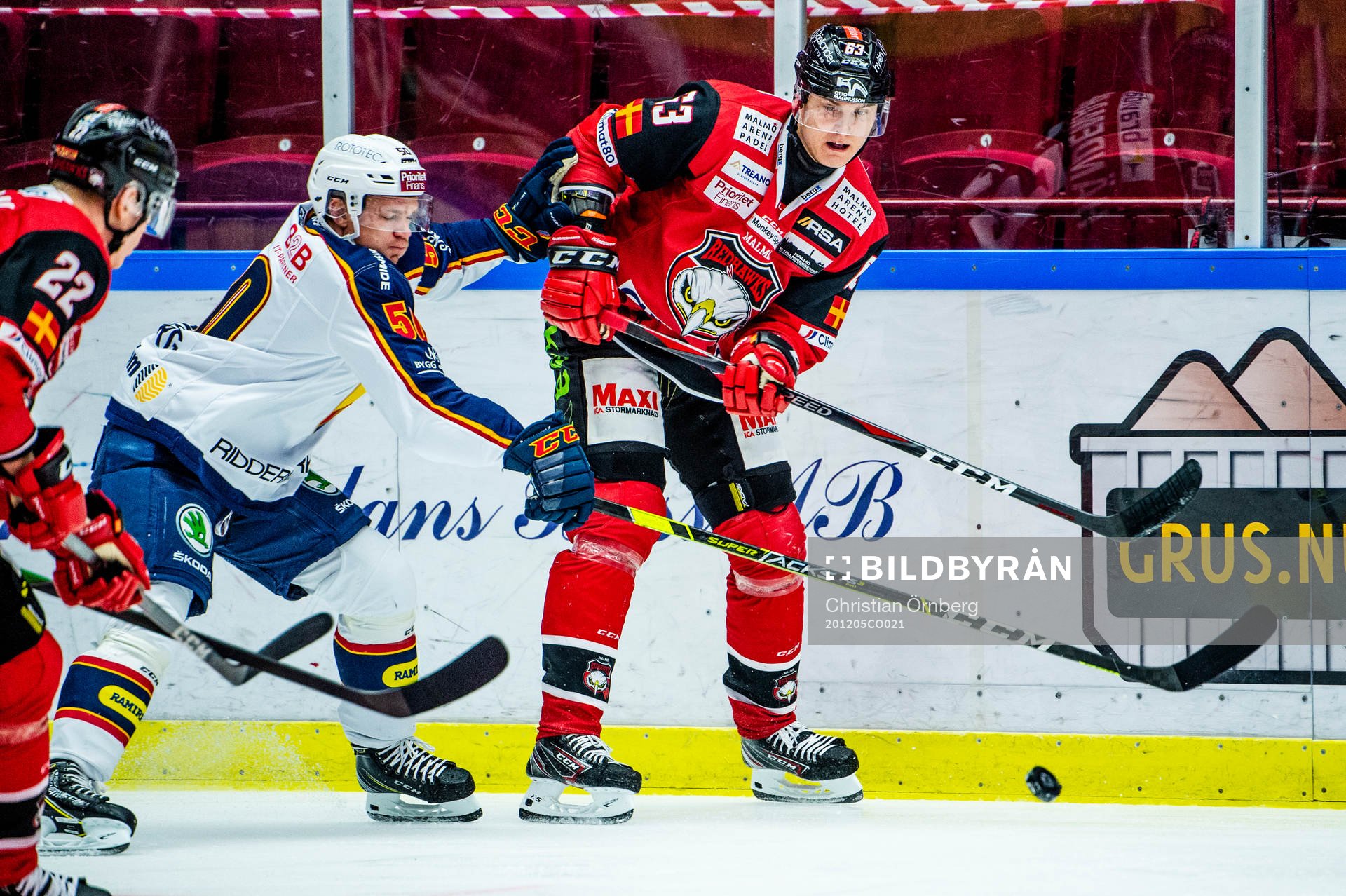 Malmö Redhawks Fredrik Händemark mot Djurgårdens Tobias