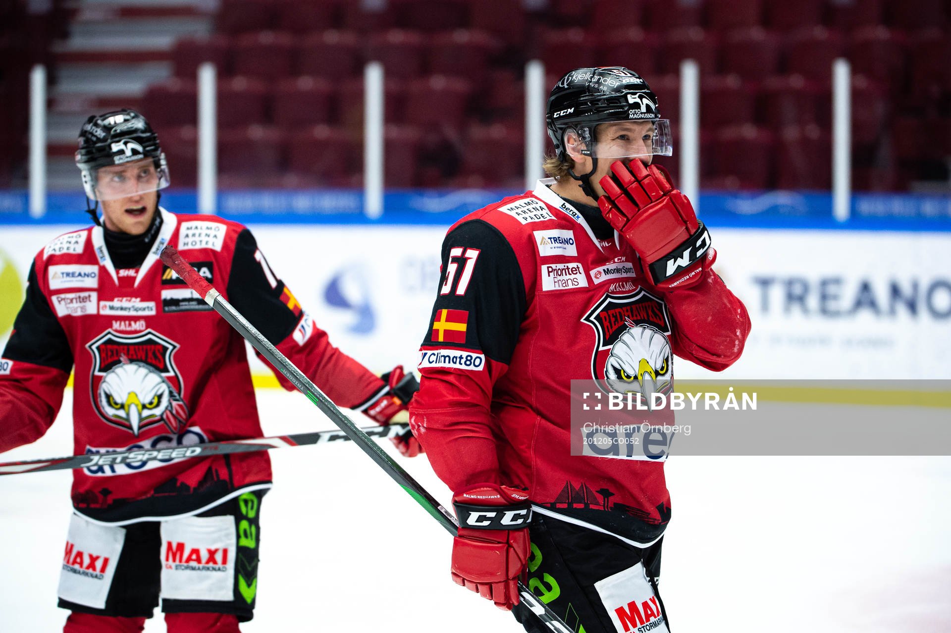 Malmö Redhawks Emil Sylvegård deppar
