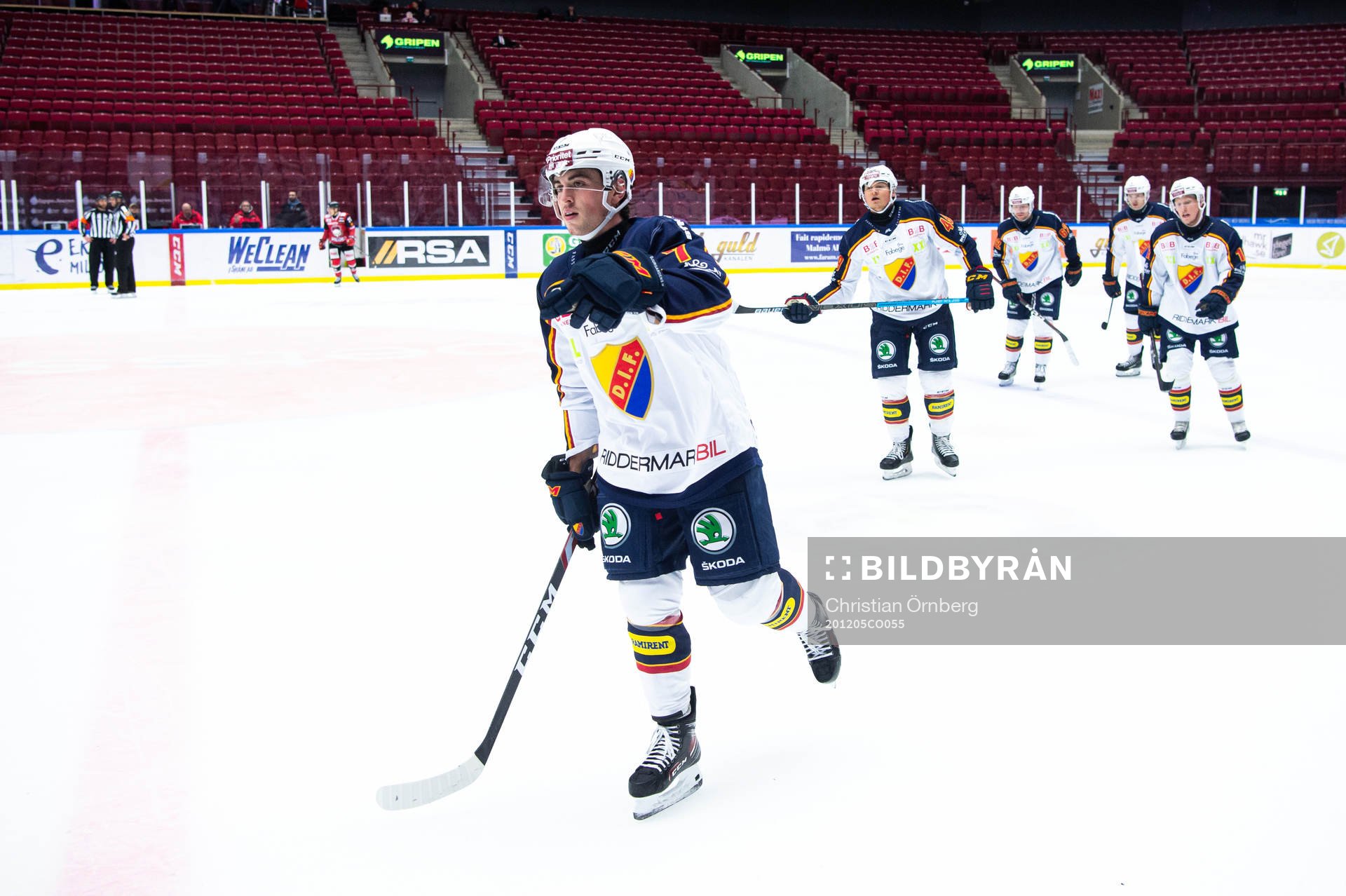 Djurgårdens Bobby Nardella jublar