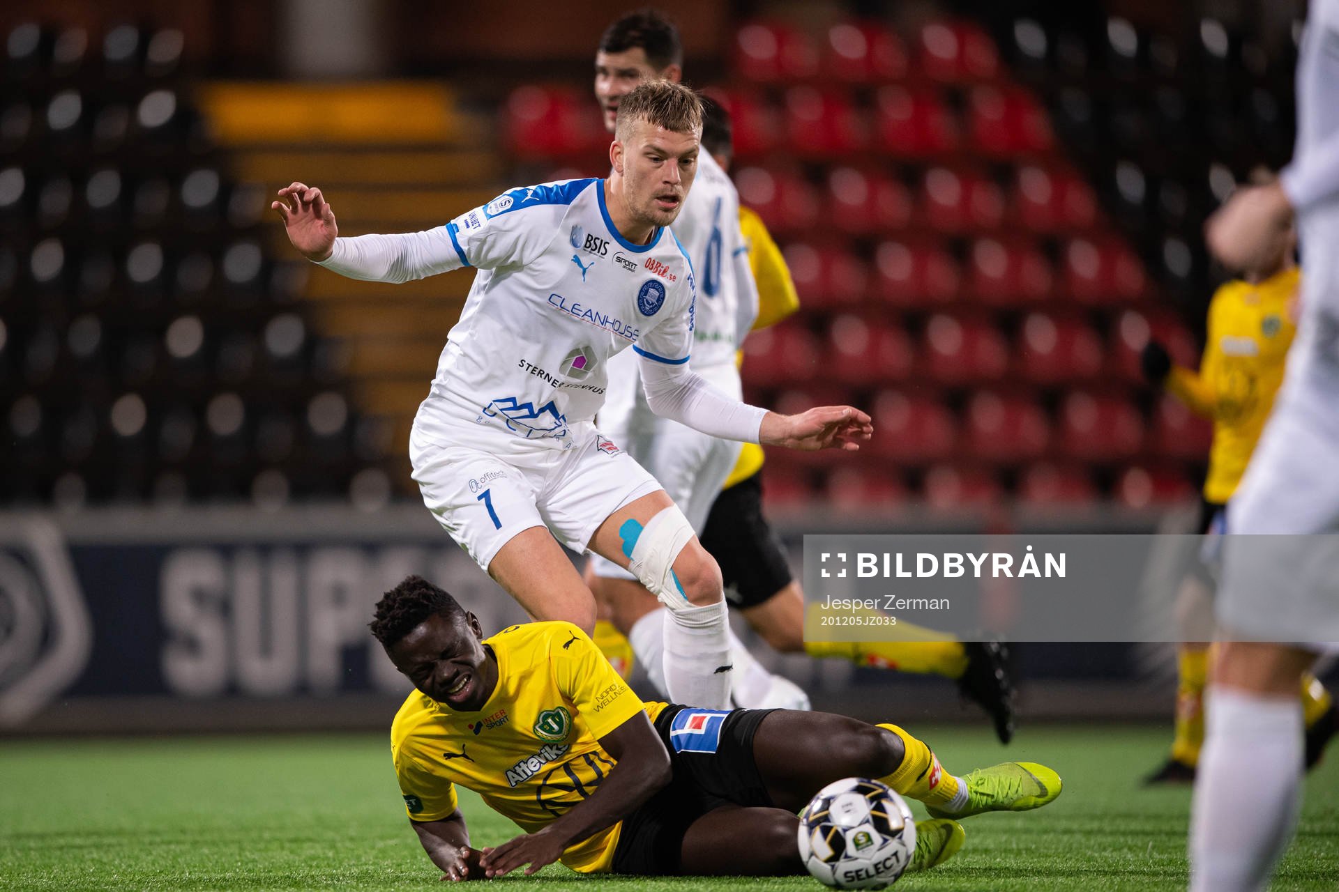 Akropolis Jens Jakobsson och Jönköpings Eric Johana Omondi