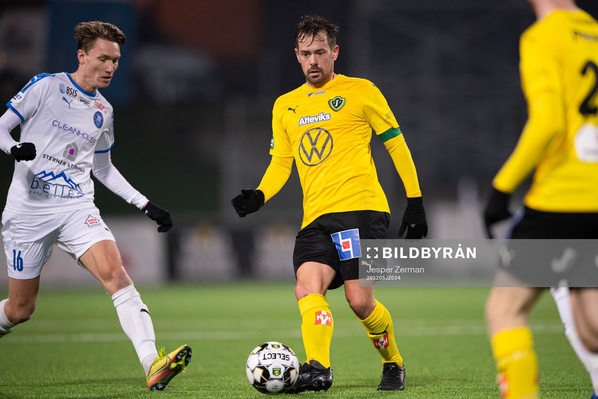 Jönköpings Fredric Fendrichunder fotbollsmatchen i