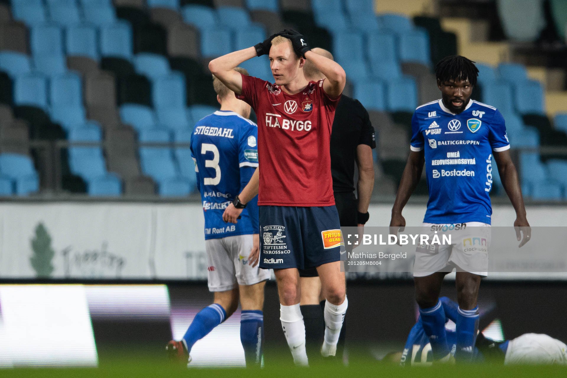 Örgrytes Adam Bergmark Wiberg reagerar