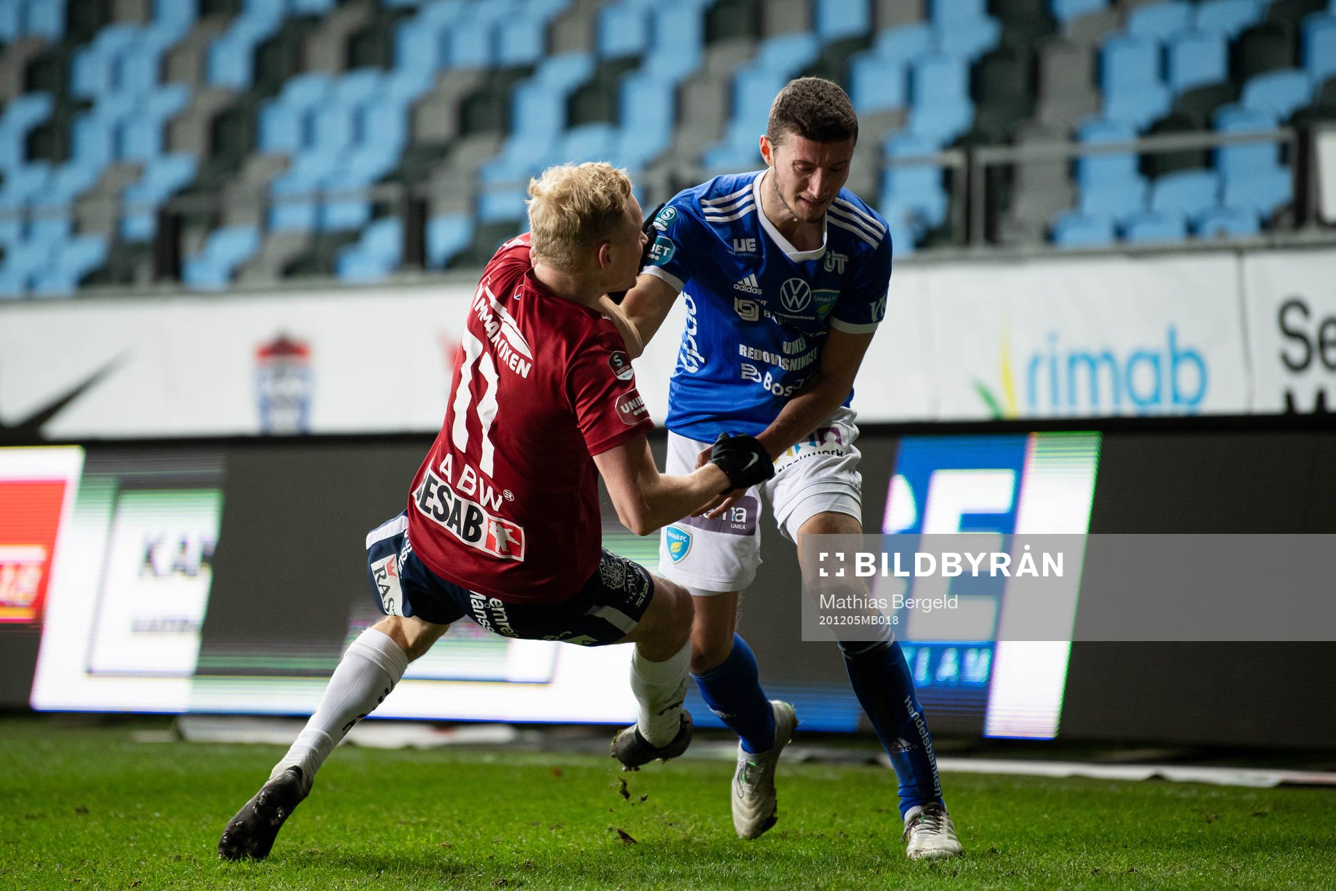 Örgrytes Adam Bergmark Wiberg och Umeås Jakob Bergman