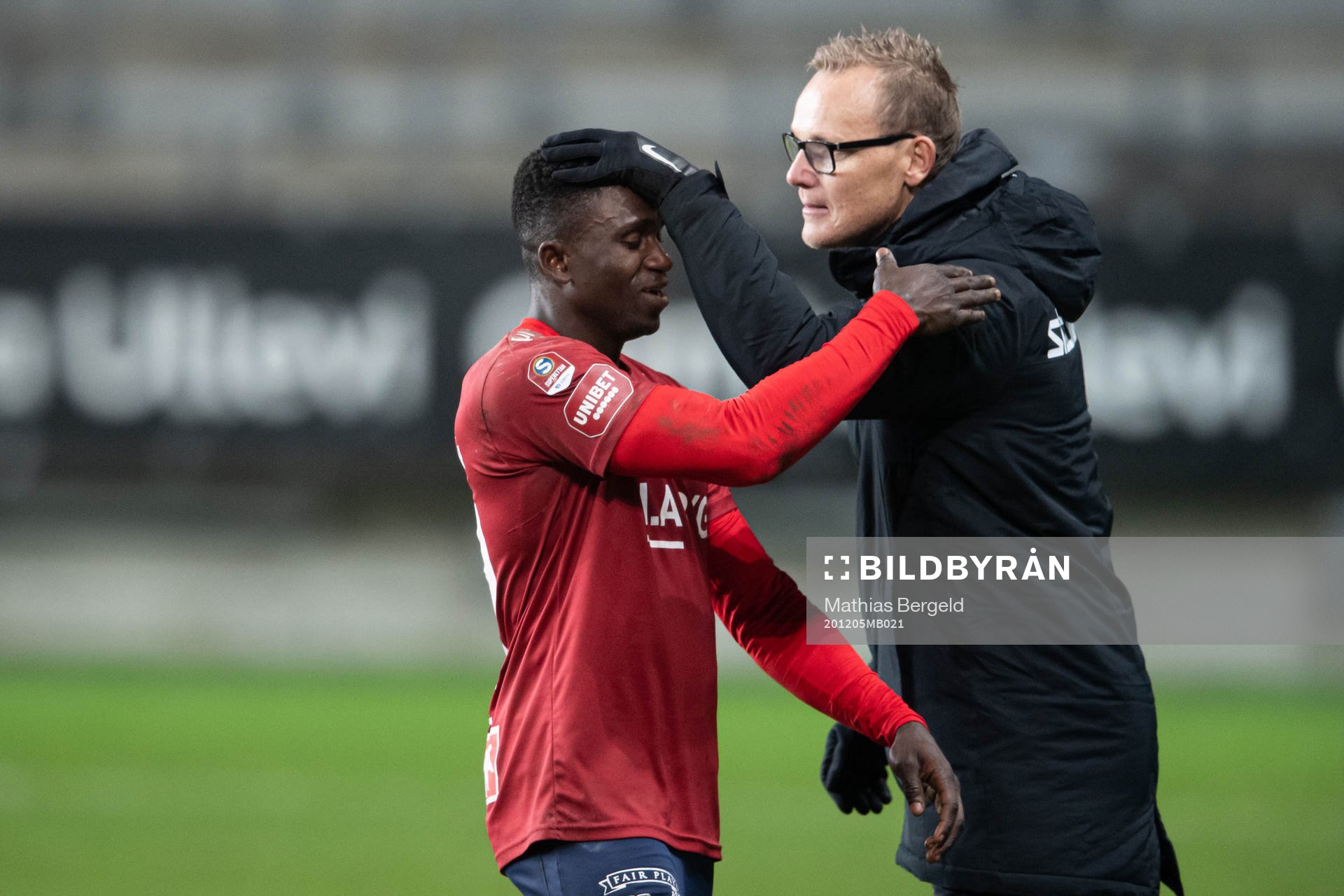 Örgrytes Babacarr Jobe jublar