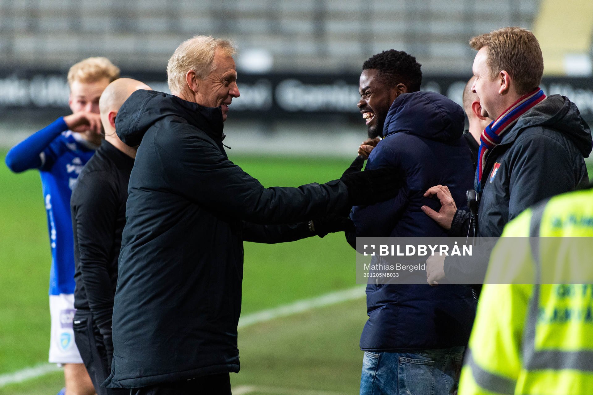 Örgrytes tränare Sören Börjesson och Abdoul Razak