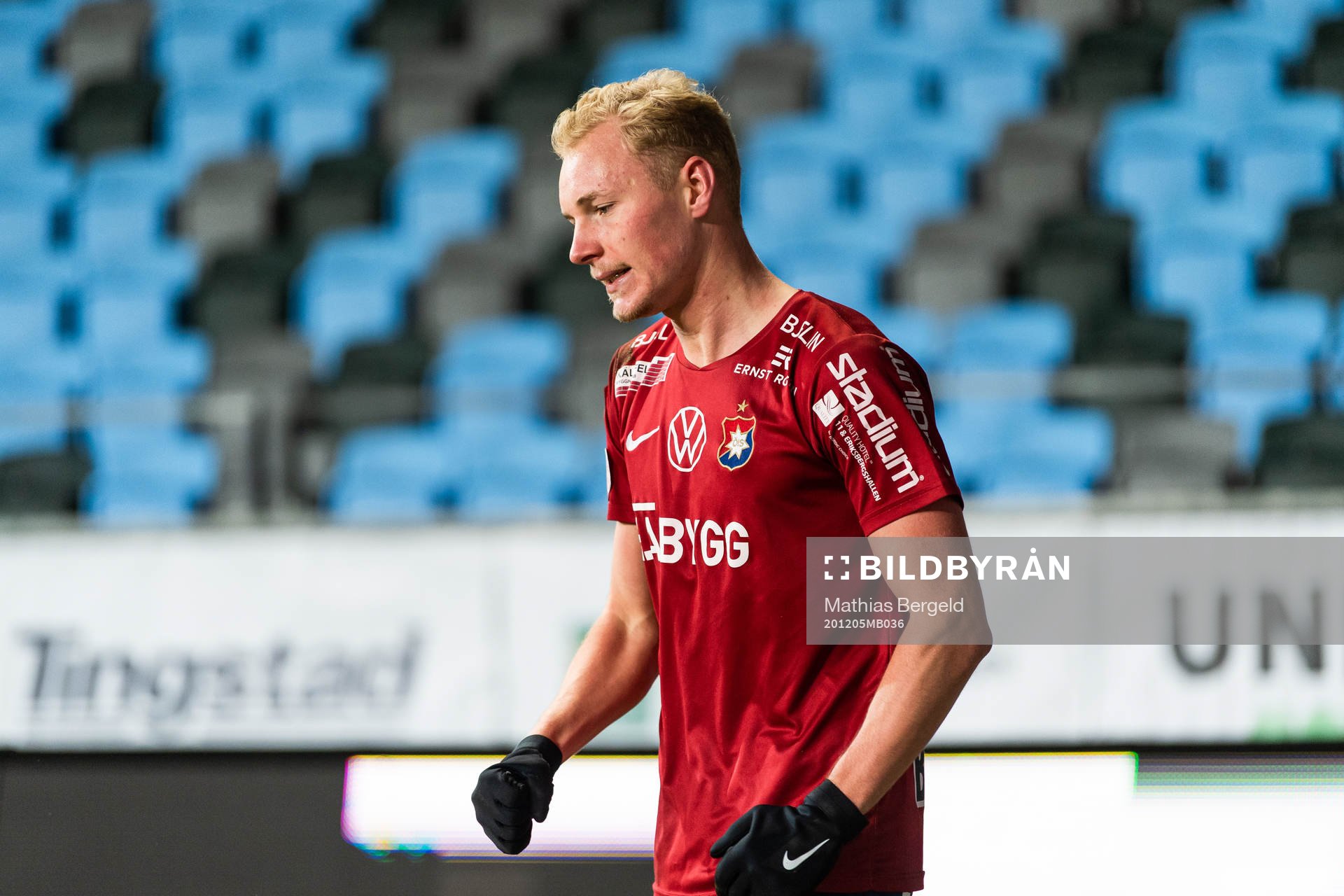 Örgrytes Adam Bergmark Wiberg jublar på slutsignalen