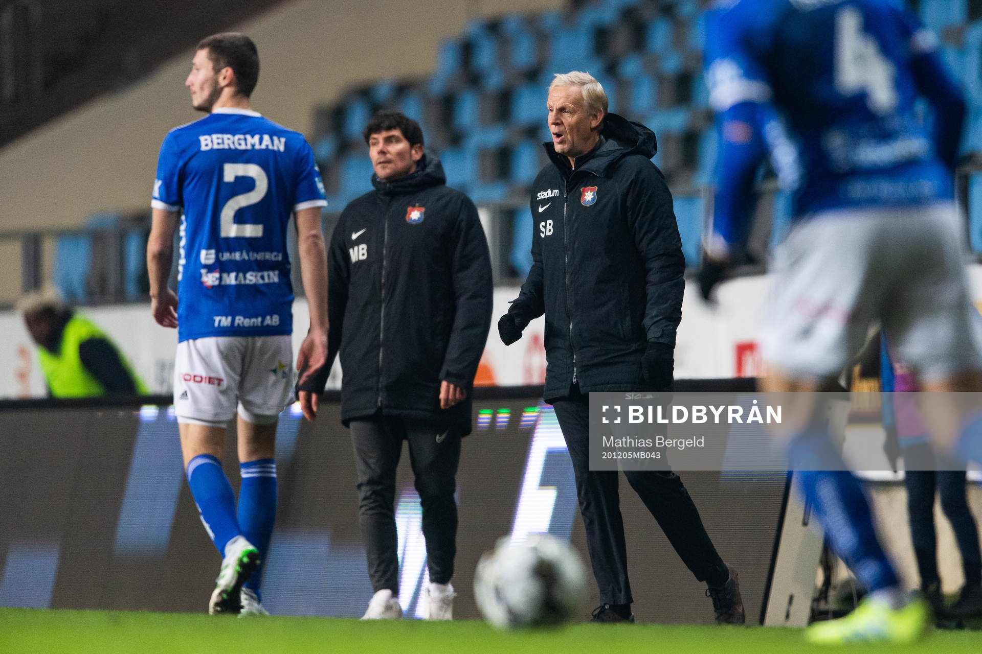 Örgrytes tränare Miguel Beas och tränare Sören