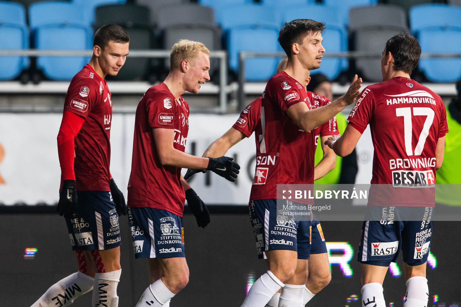 Örgrytes Adam Bergmark Wiberg (tvåa från vänster)