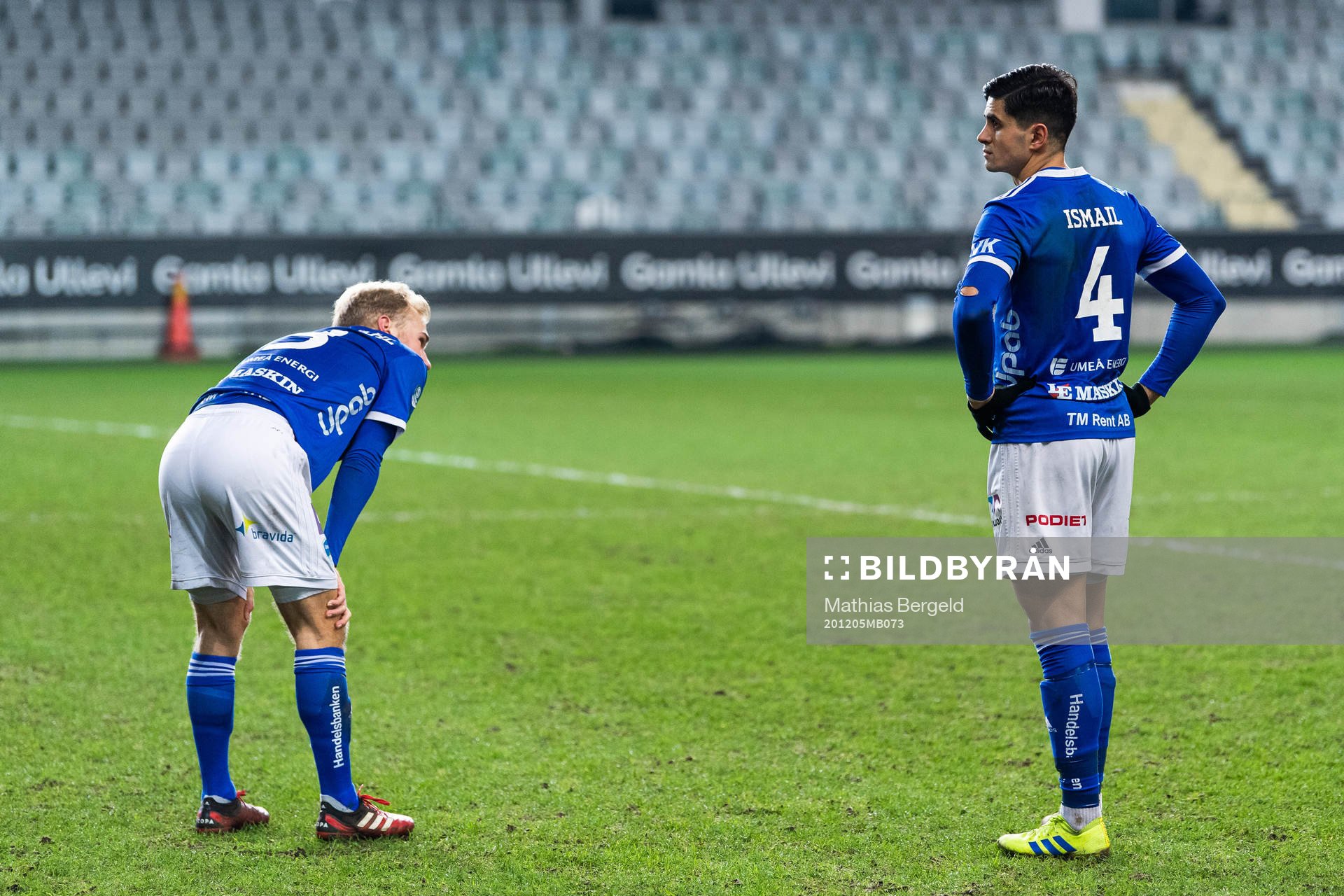 Umeås Jens Stigedahl och Dillan Ismail deppar