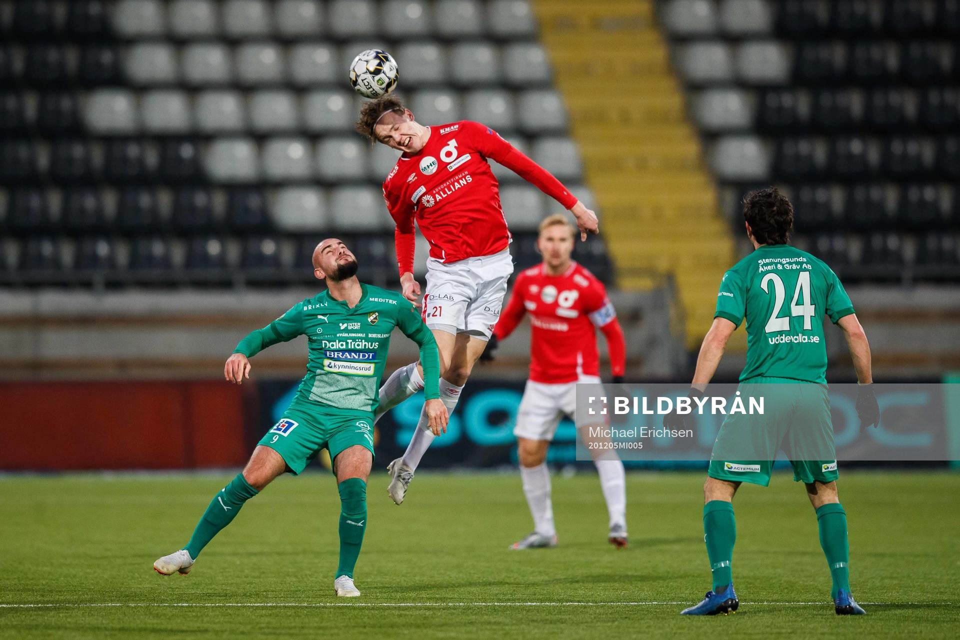Ljungskiles Perparim Beqaj och Degerfors Adam Carlén