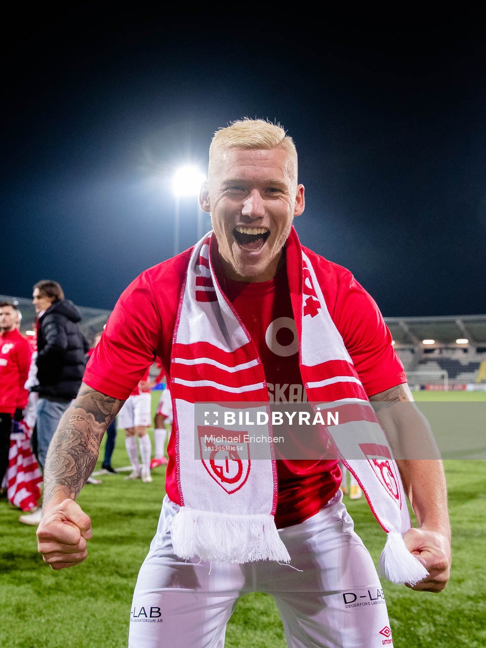 Degerfors Victor Edvardsen jublar