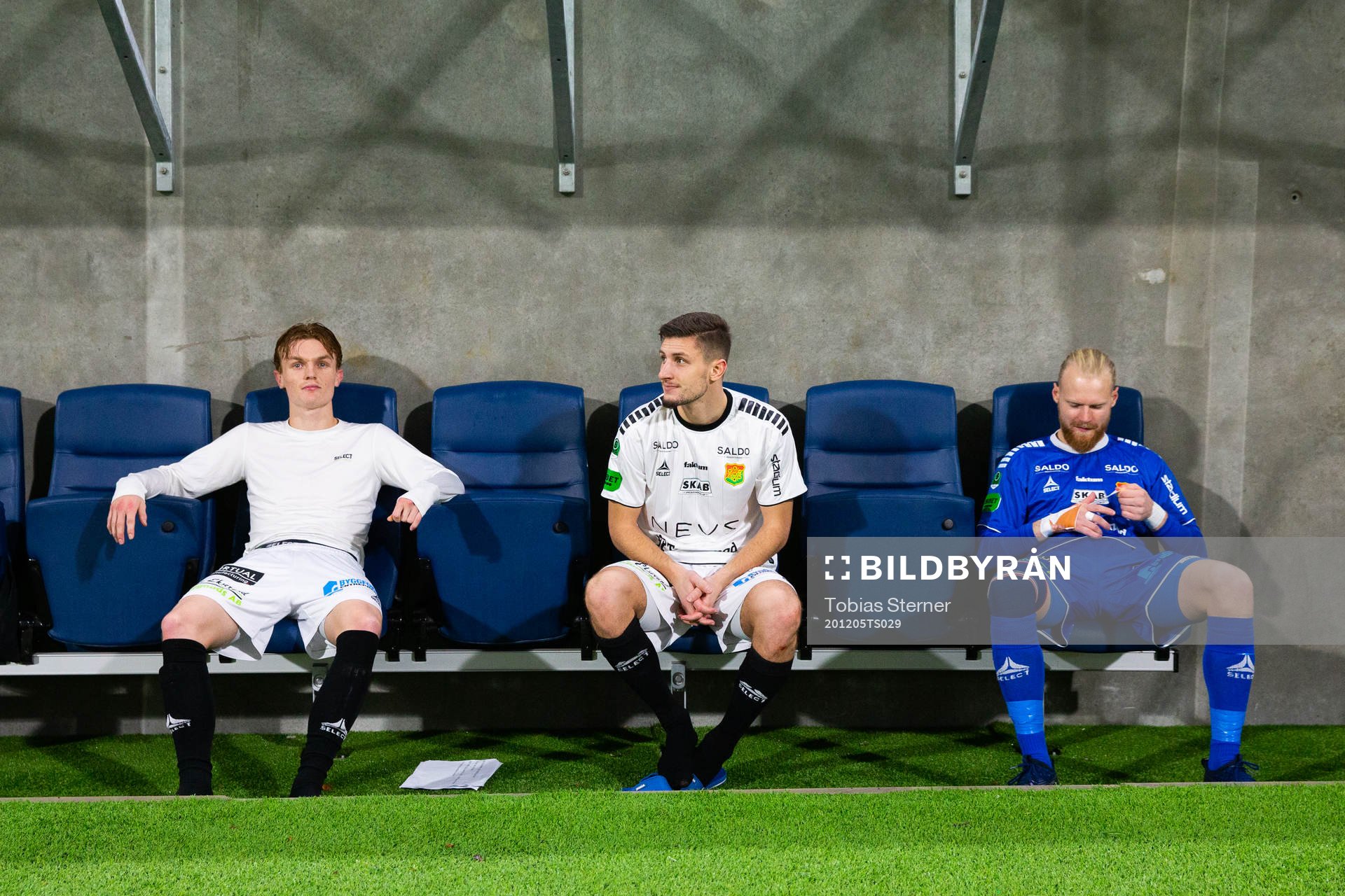 GAIS Julius Johansson, Adnan Maric och målvakt Mathias