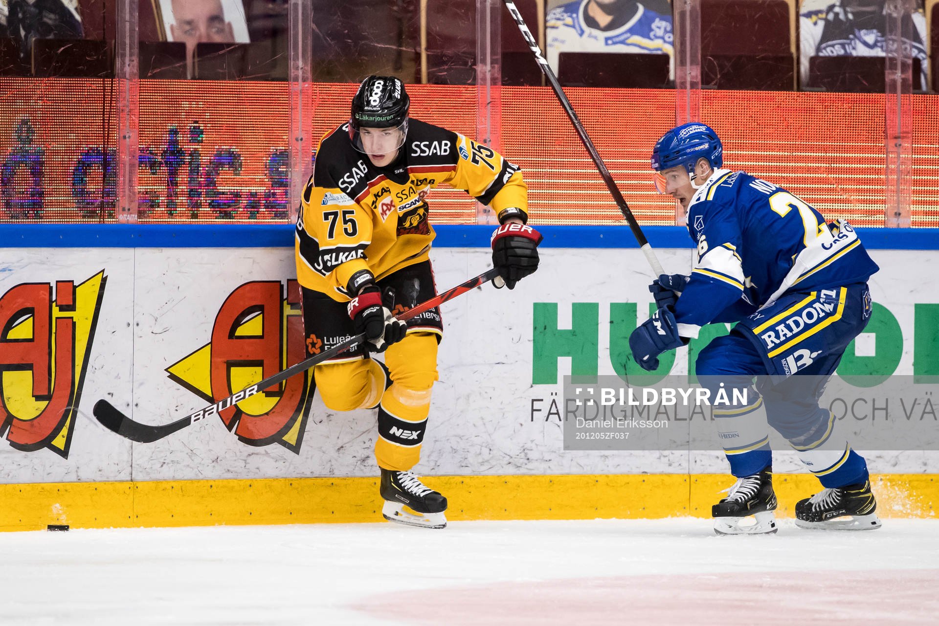 Luleås Arttu Ilomäki och Leksands Patrik Norén