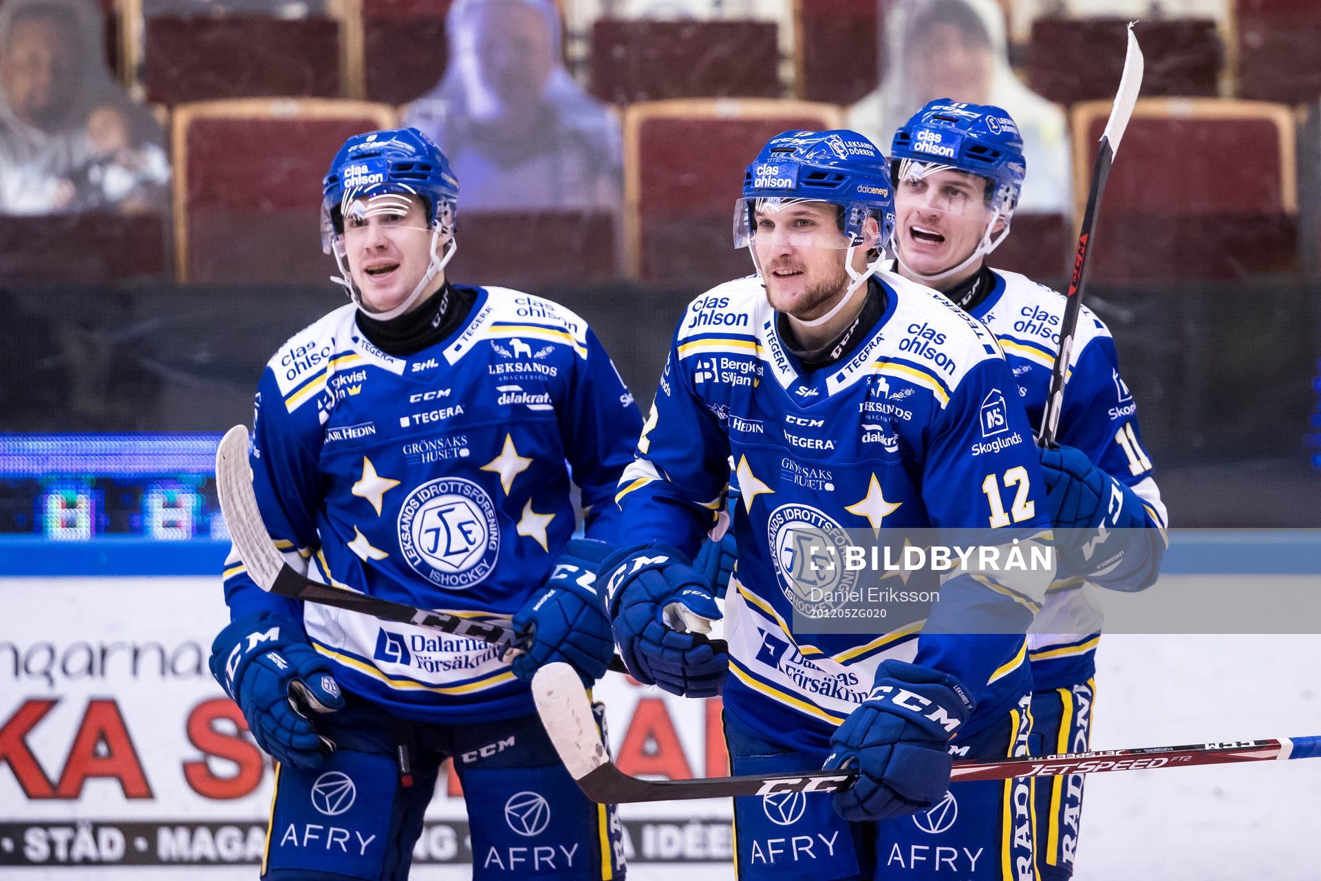 Leksands Fredrik Forsberg jublar