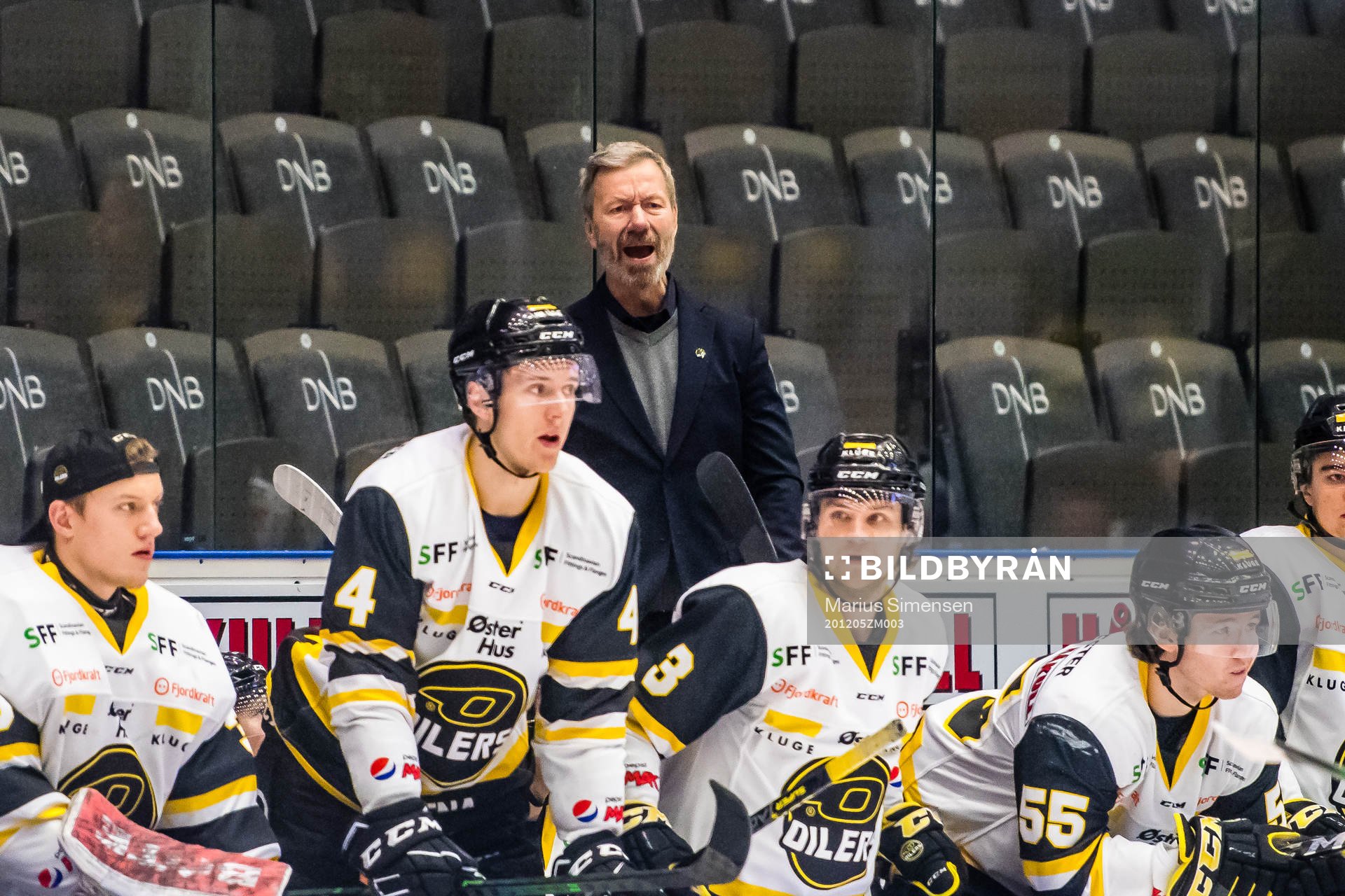 Todd Bjorkstrand, head coach of Stavanger Oilers