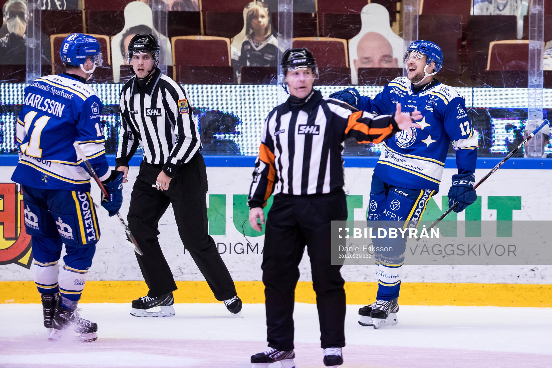 Leksands Fredrik Forsberg jublar