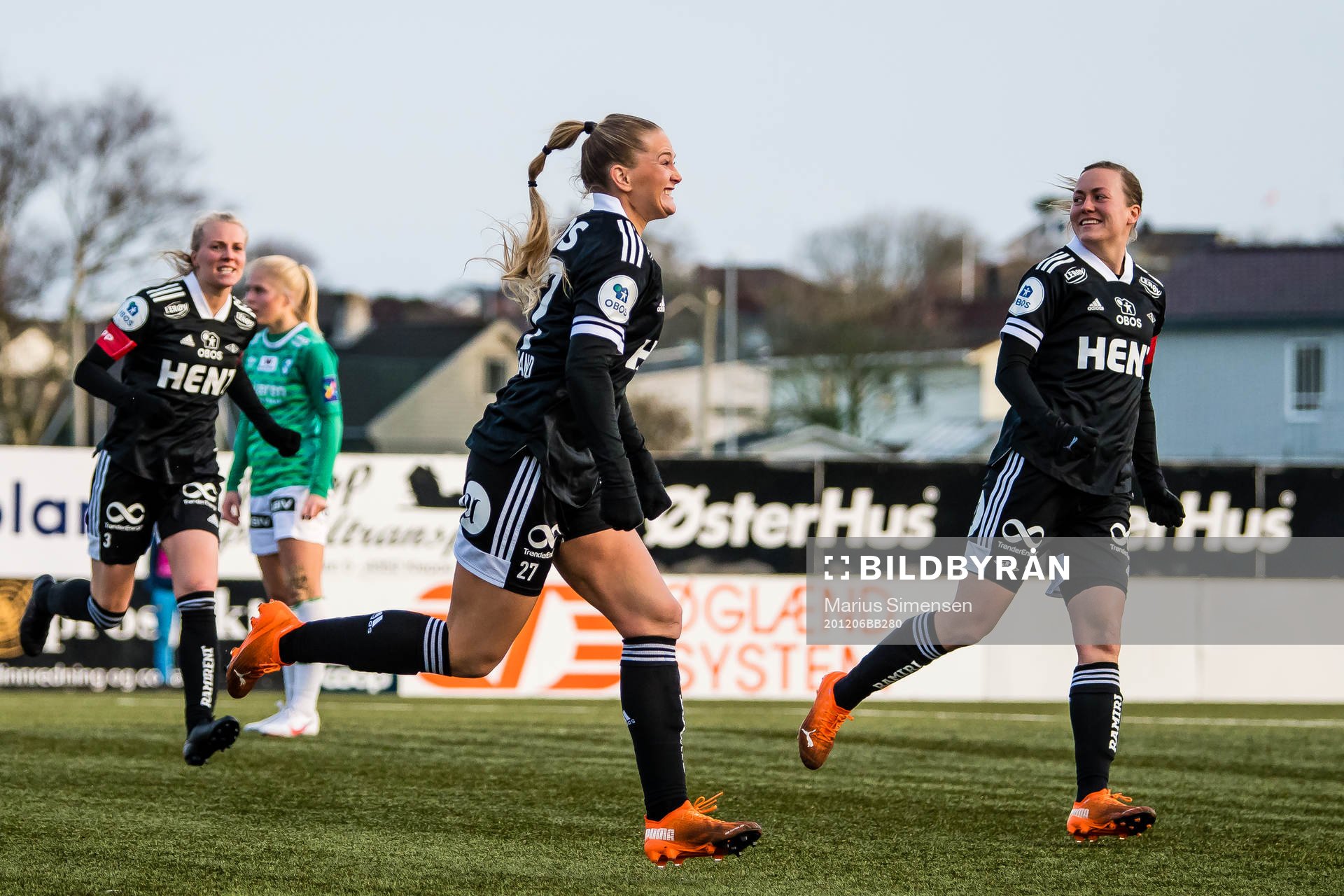 Lisa-Marie Karlseng Utland of Rosenborg celebrates