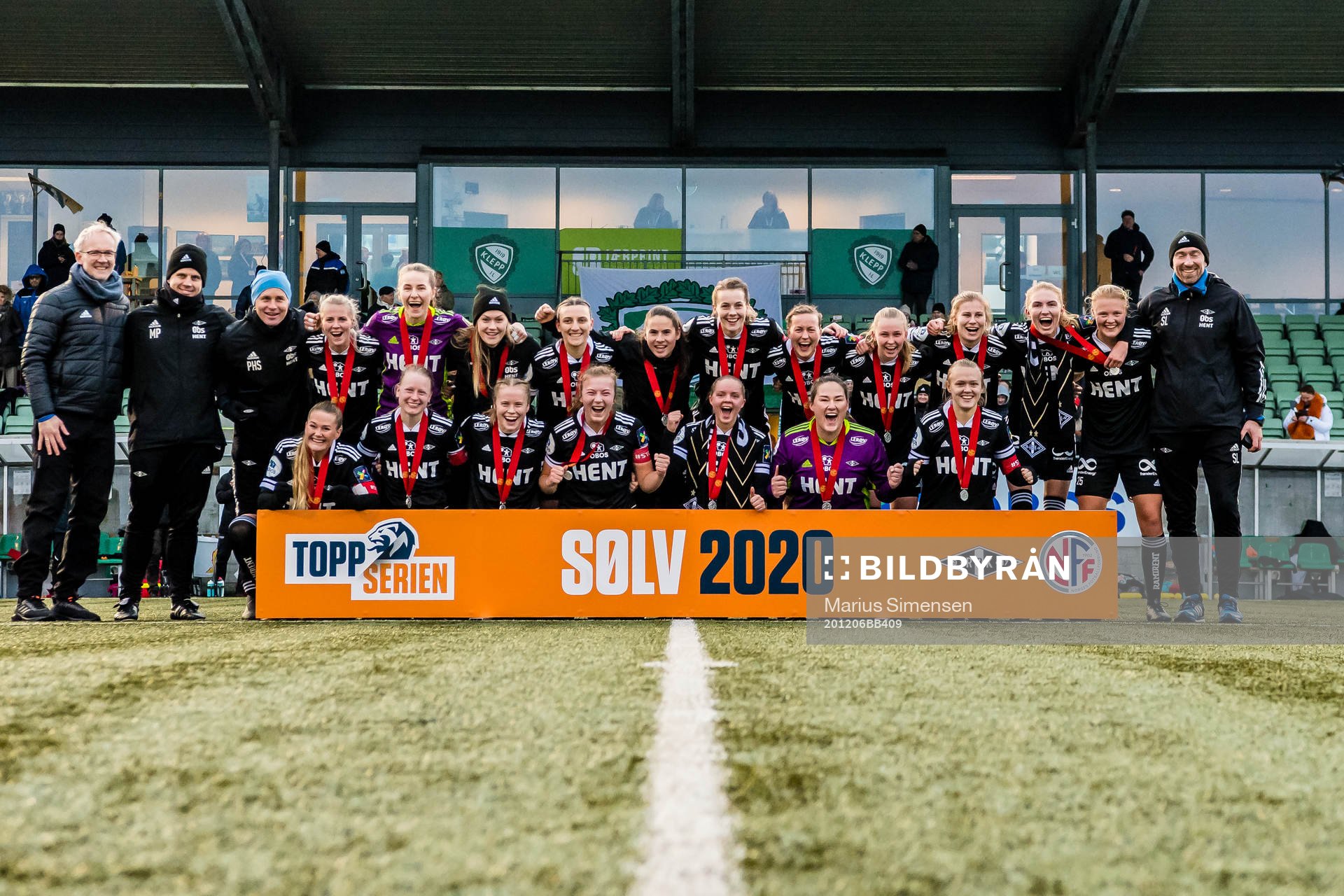 Players of Rosenborg celebrates