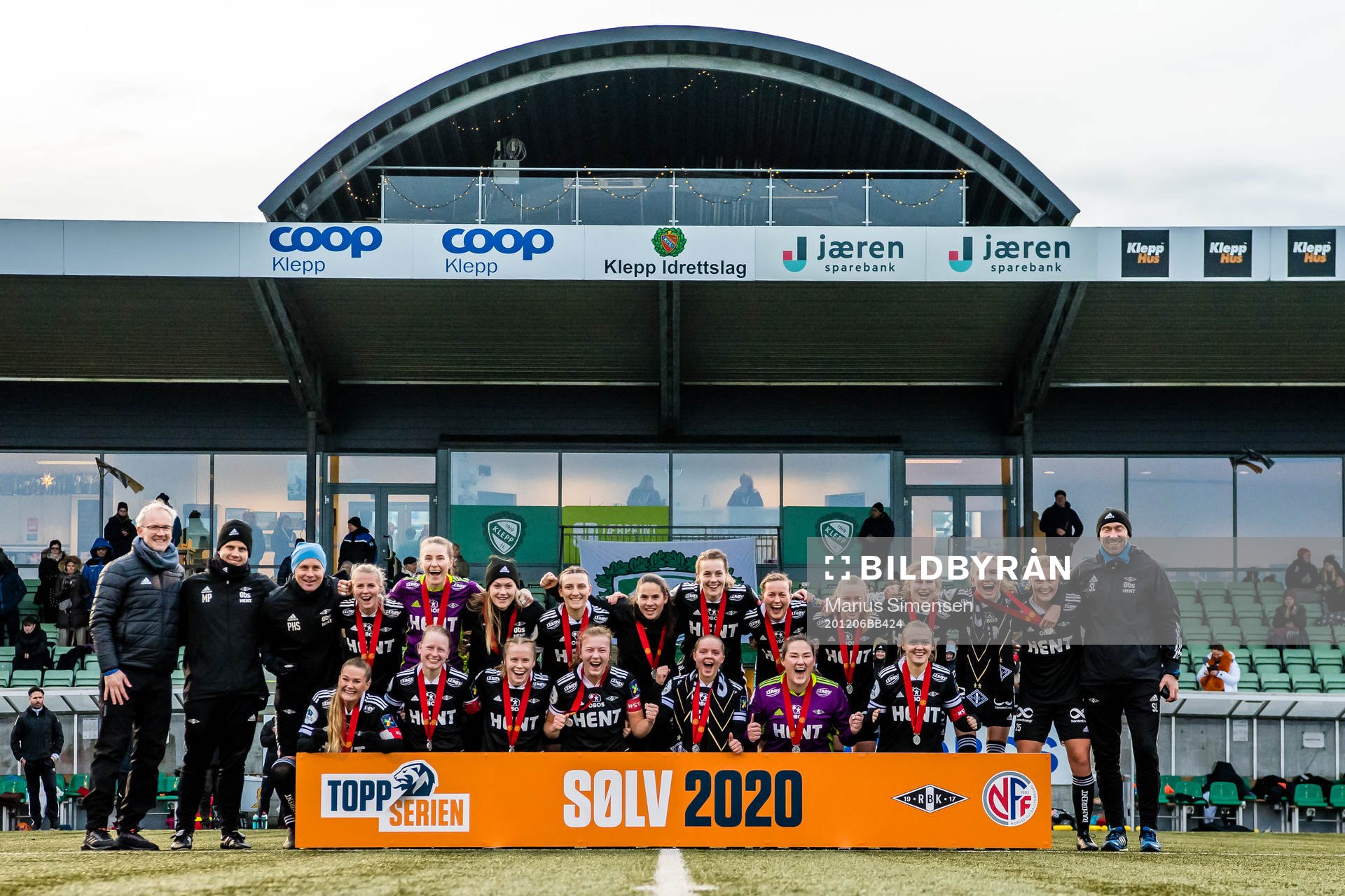 Players of Rosenborg celebrates