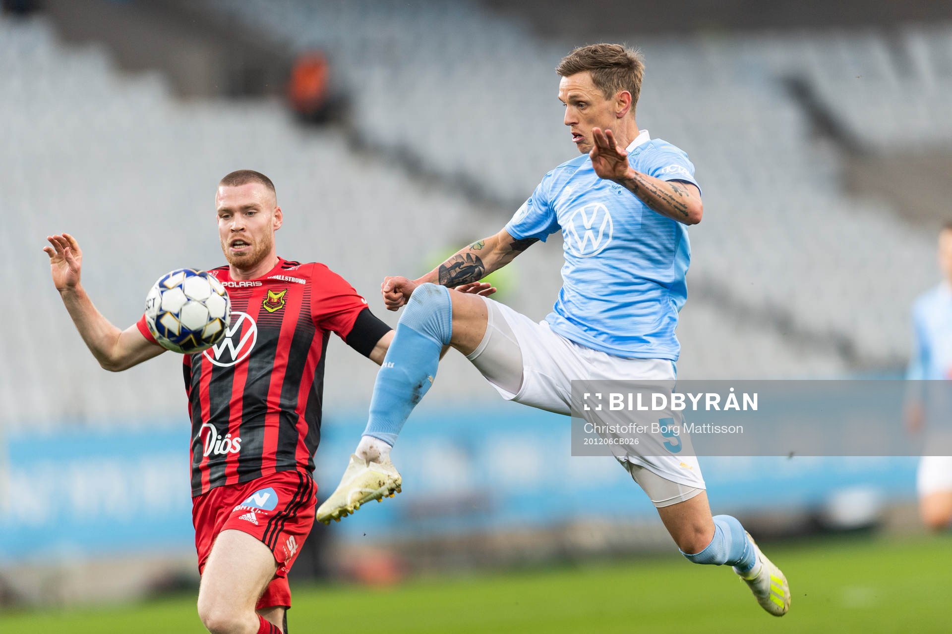 Östersunds Thomas Isherwood och Malmö FFs Sören Rieks