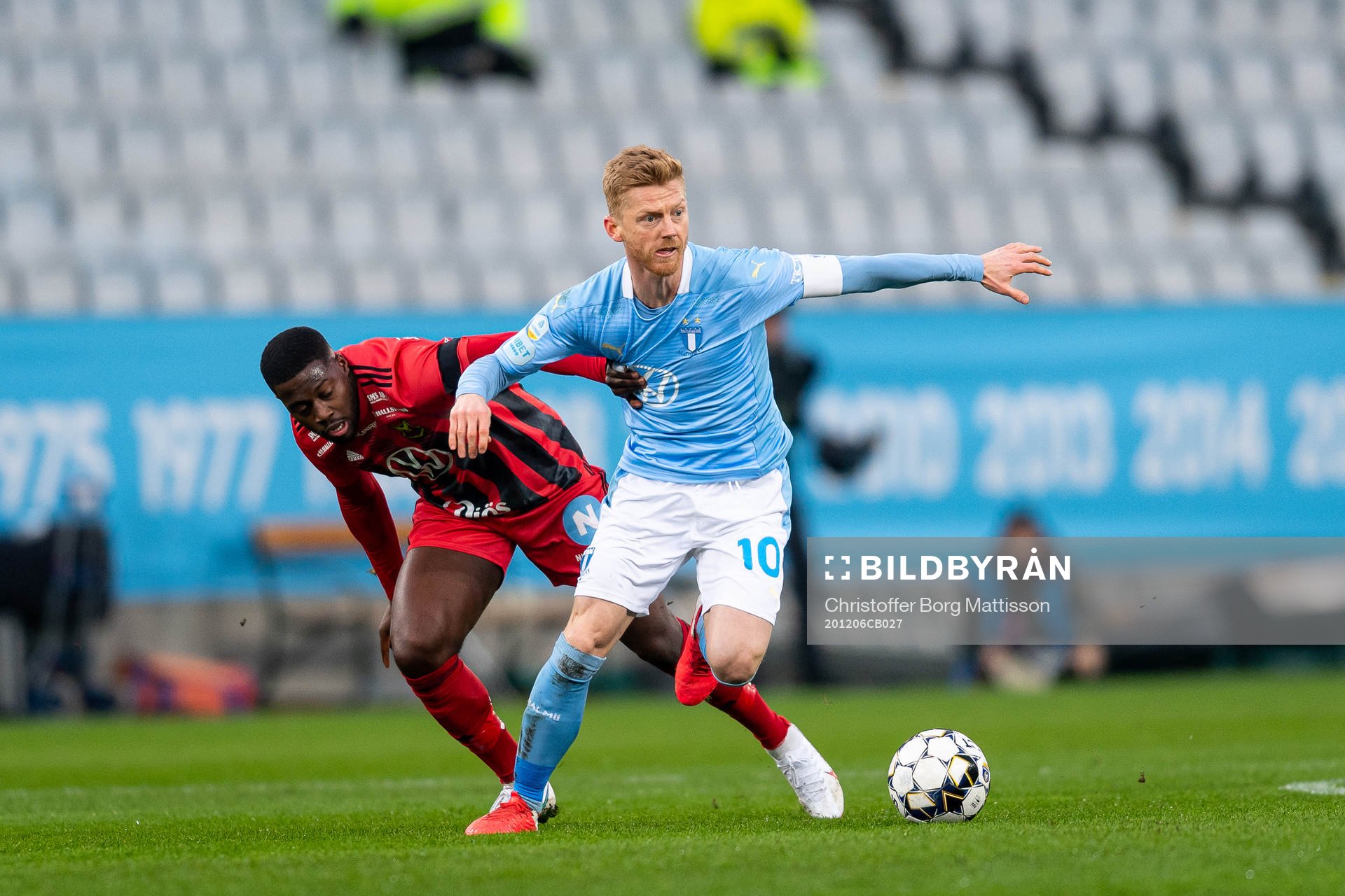 Östersunds Isak Ssewankambo mot Malmö FFs Anders