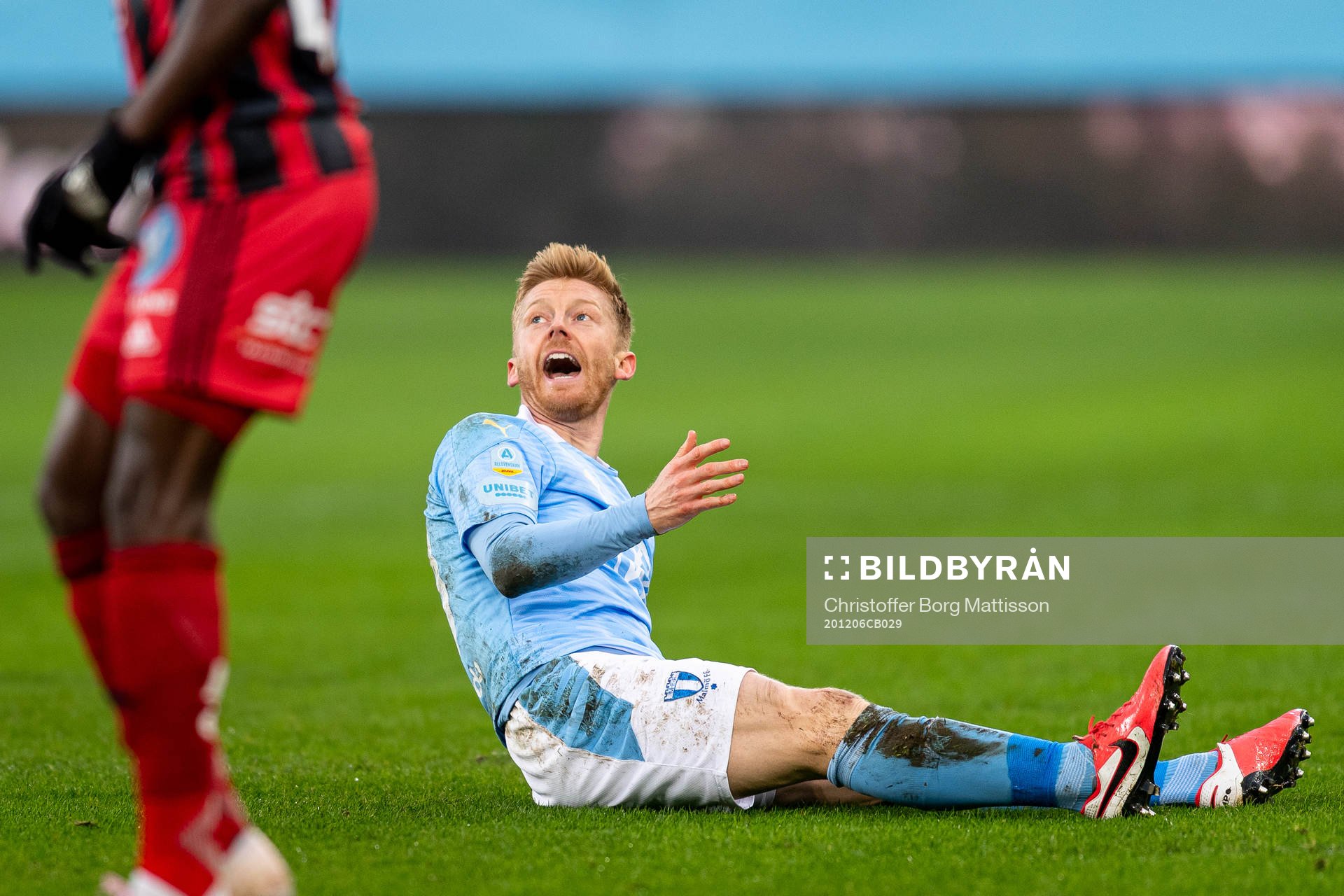 Malmö FFs Anders Christiansen reagerar