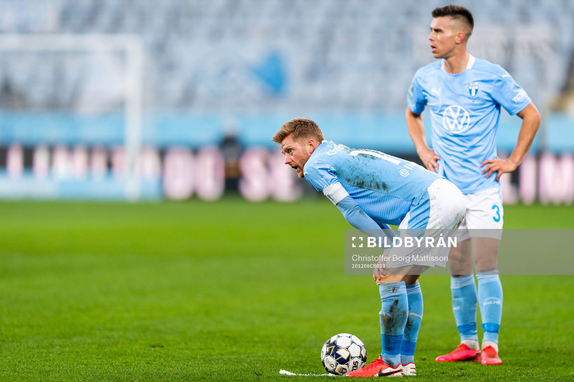 Malmö FFs Anders Christiansen och Jonas Knudsen