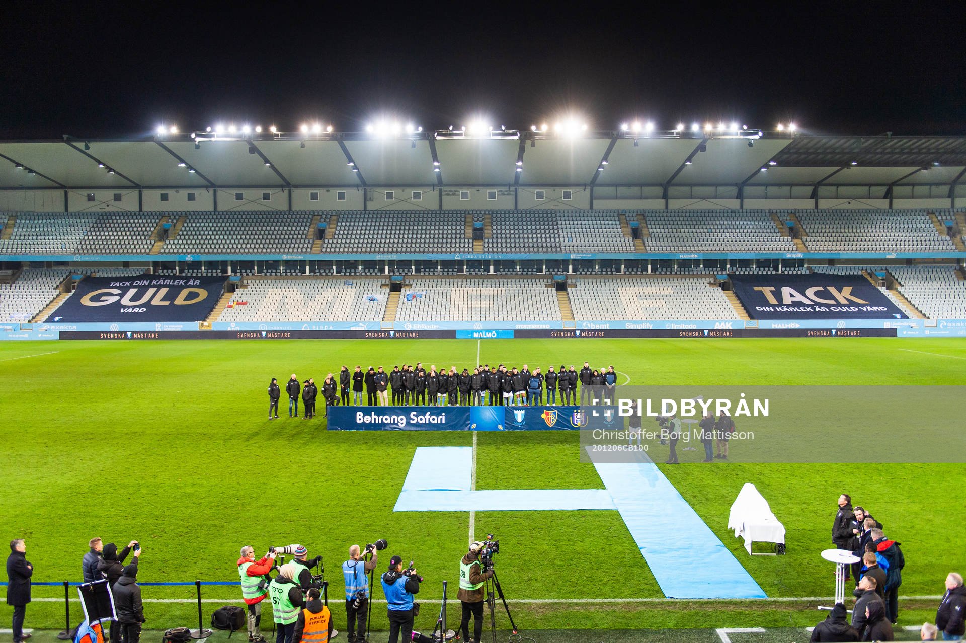 Malmö FFs Behrang Safari hyllas