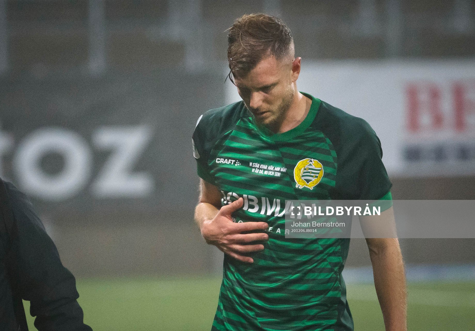 Hammarbys Richard Magyar deppar
