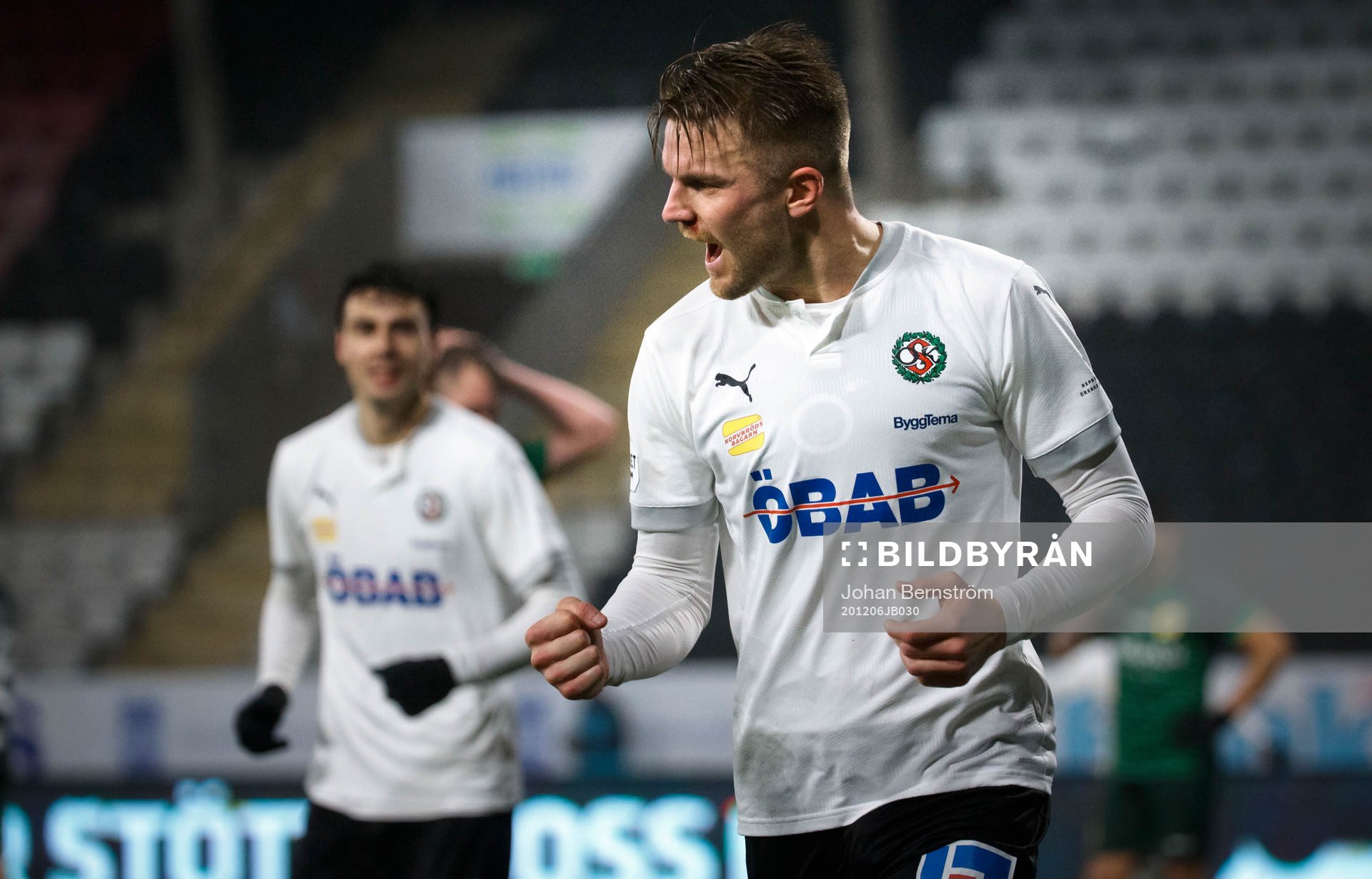 Örebros Erik Björndahl gör 2-1 och jublar