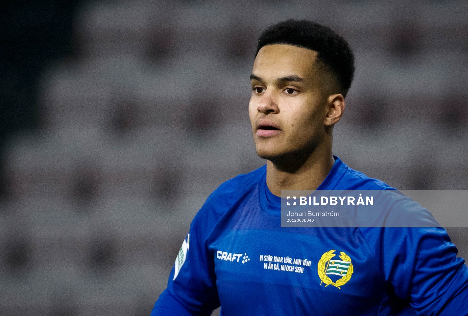 Hammarbys målvakt Oliver Dovin